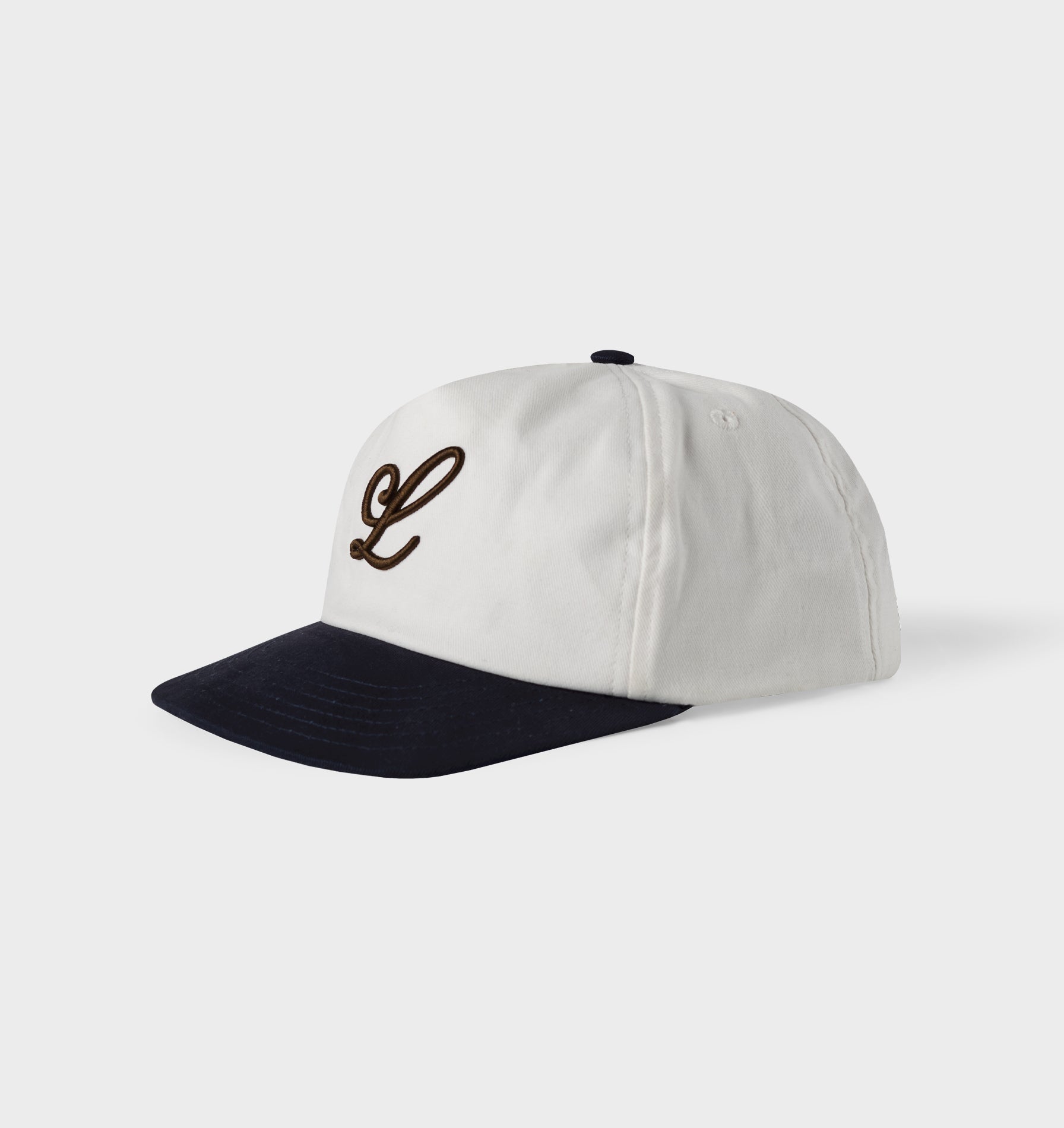 Beau Letter Cap - White/Navy