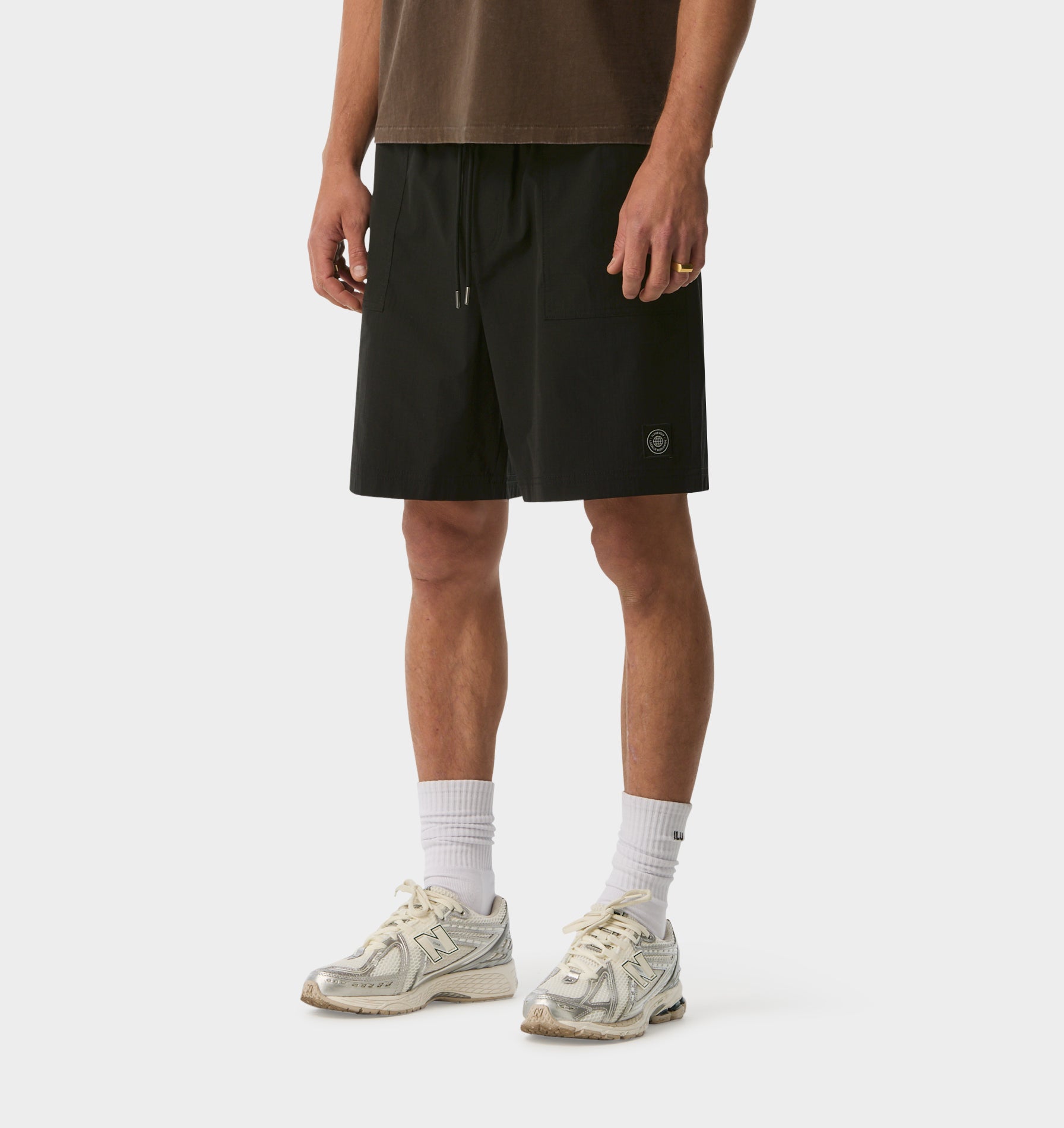 Ripstop Short - Black | I Love Ugly