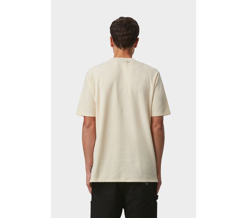 Textured Chester Tee - Off White
