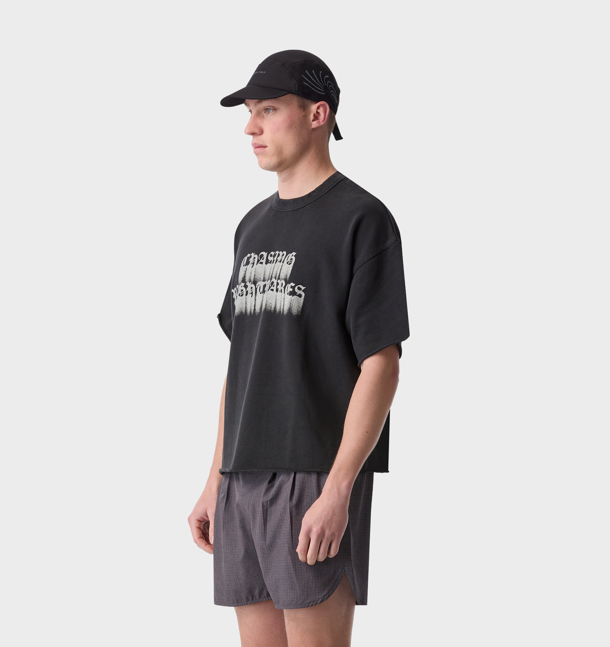 Nightmare Fleece Tee - Faded Black