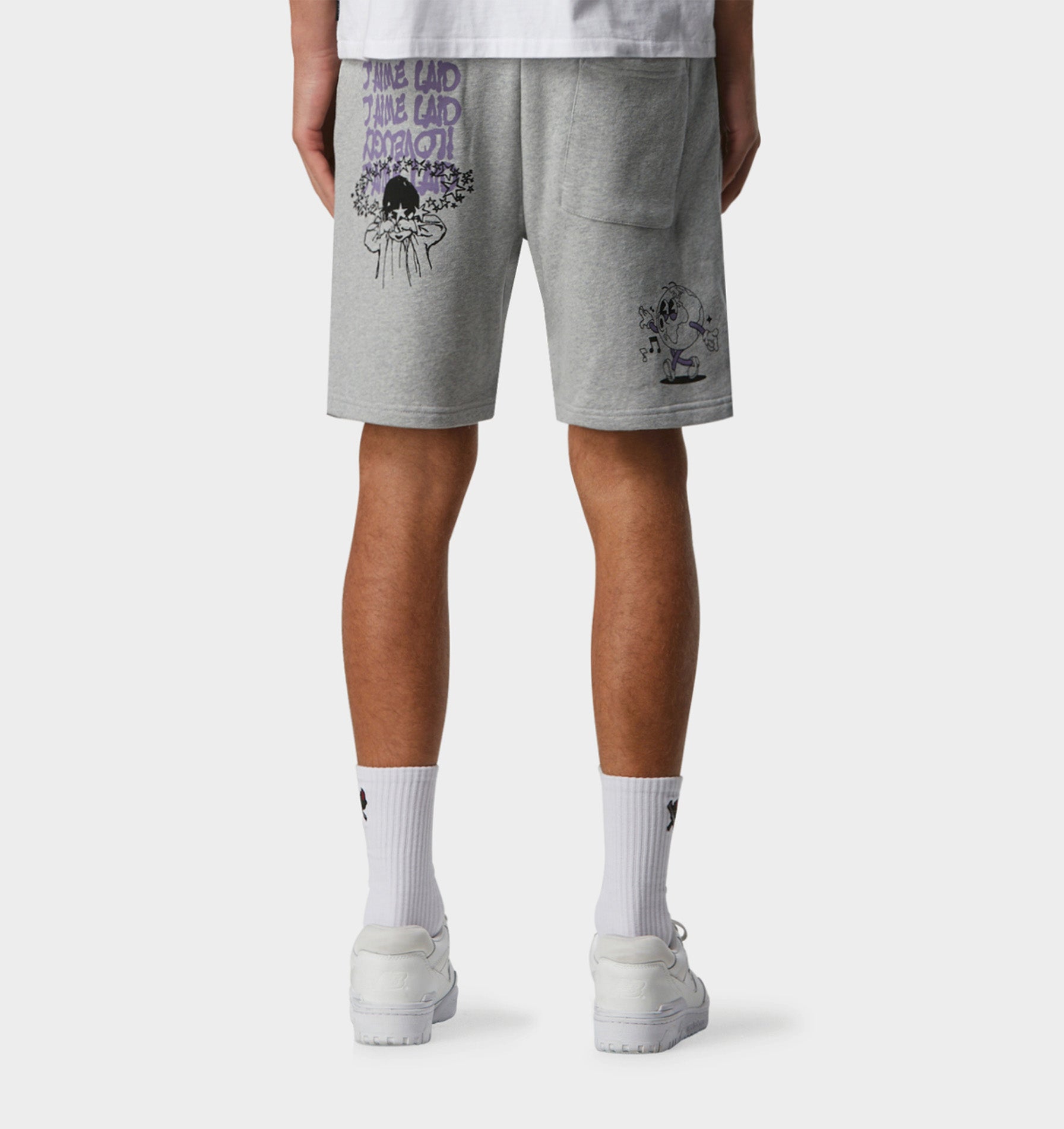 Random Ideas Trackie Short - Vintage Grey