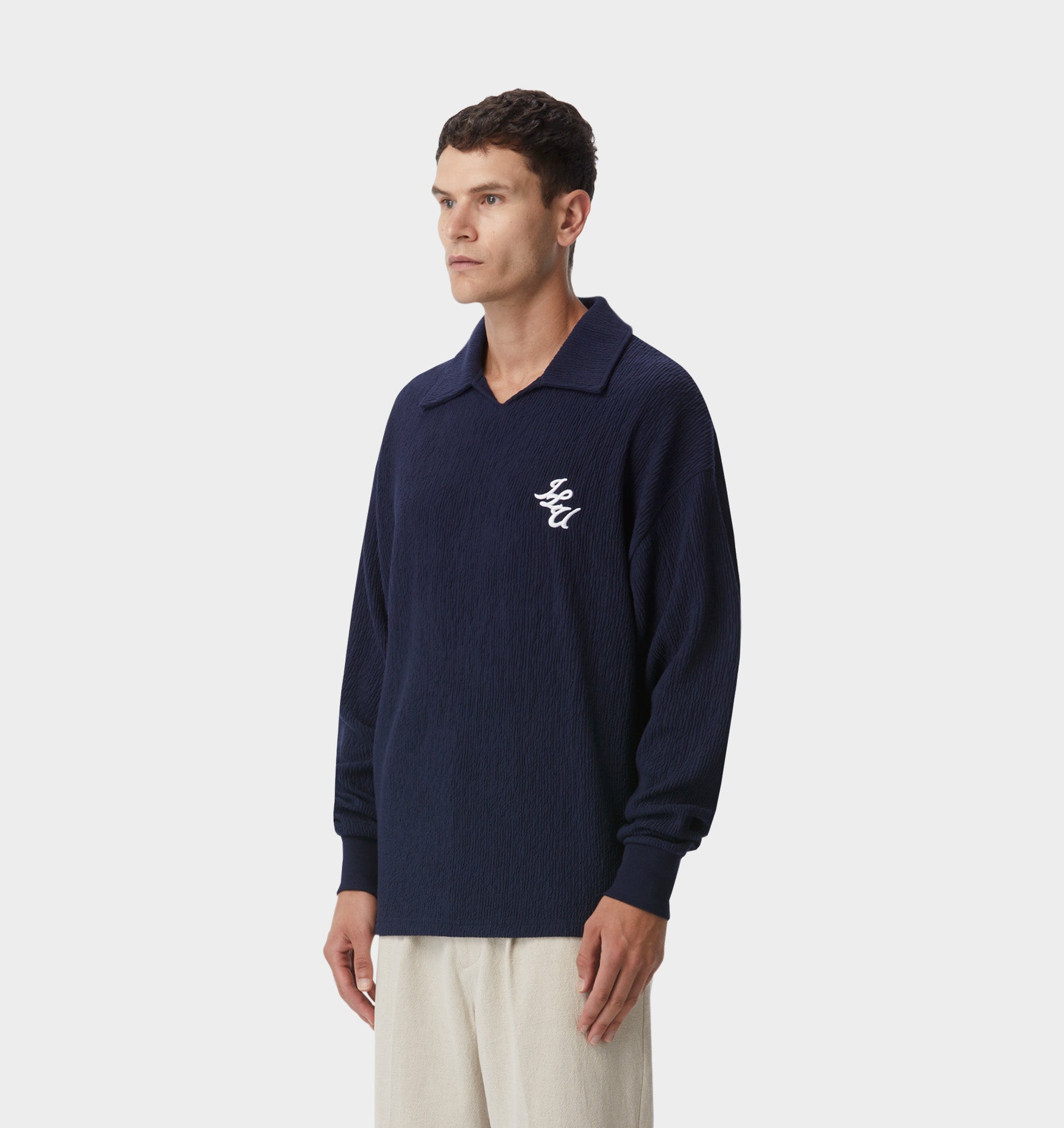 Josiah LS Polo - Navy