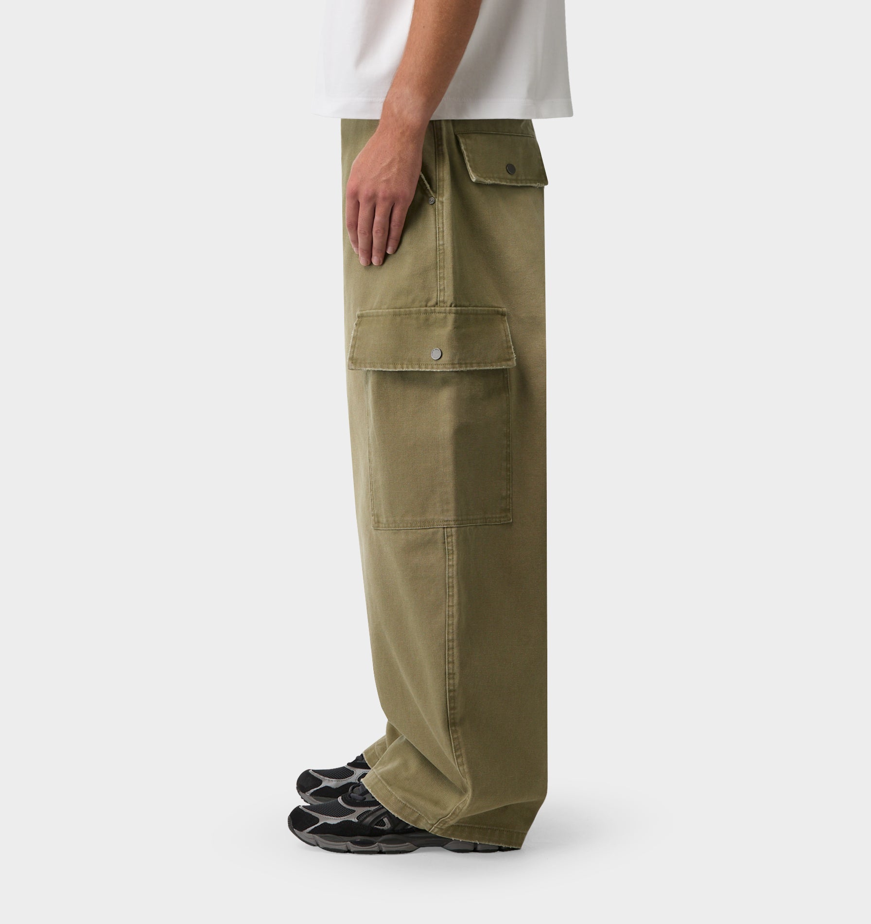 Balloon Cargo Pant - Vintage Moss