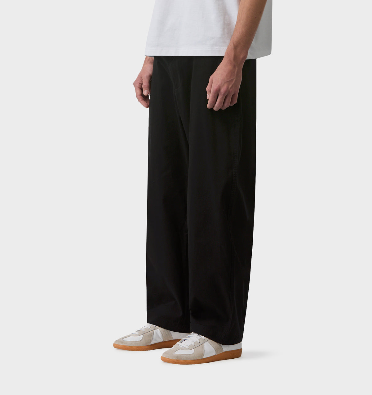 Barrel Leg Pant - Black