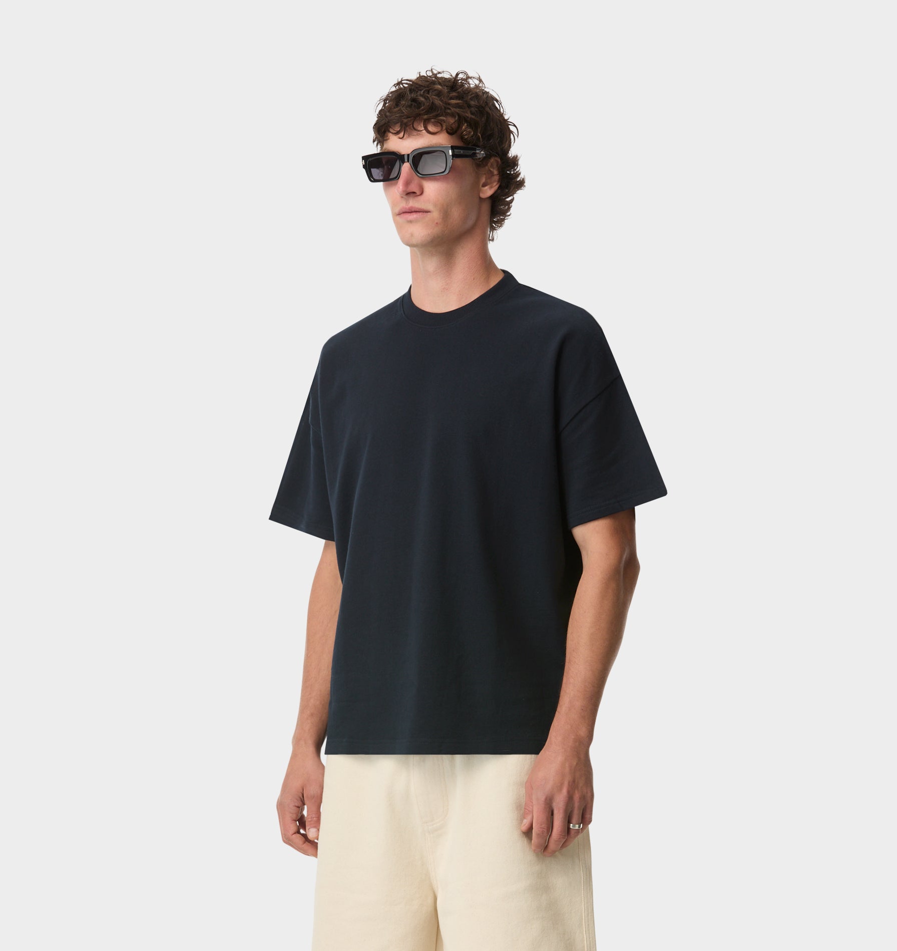 Heavy Lewi Tee - Midnight Navy