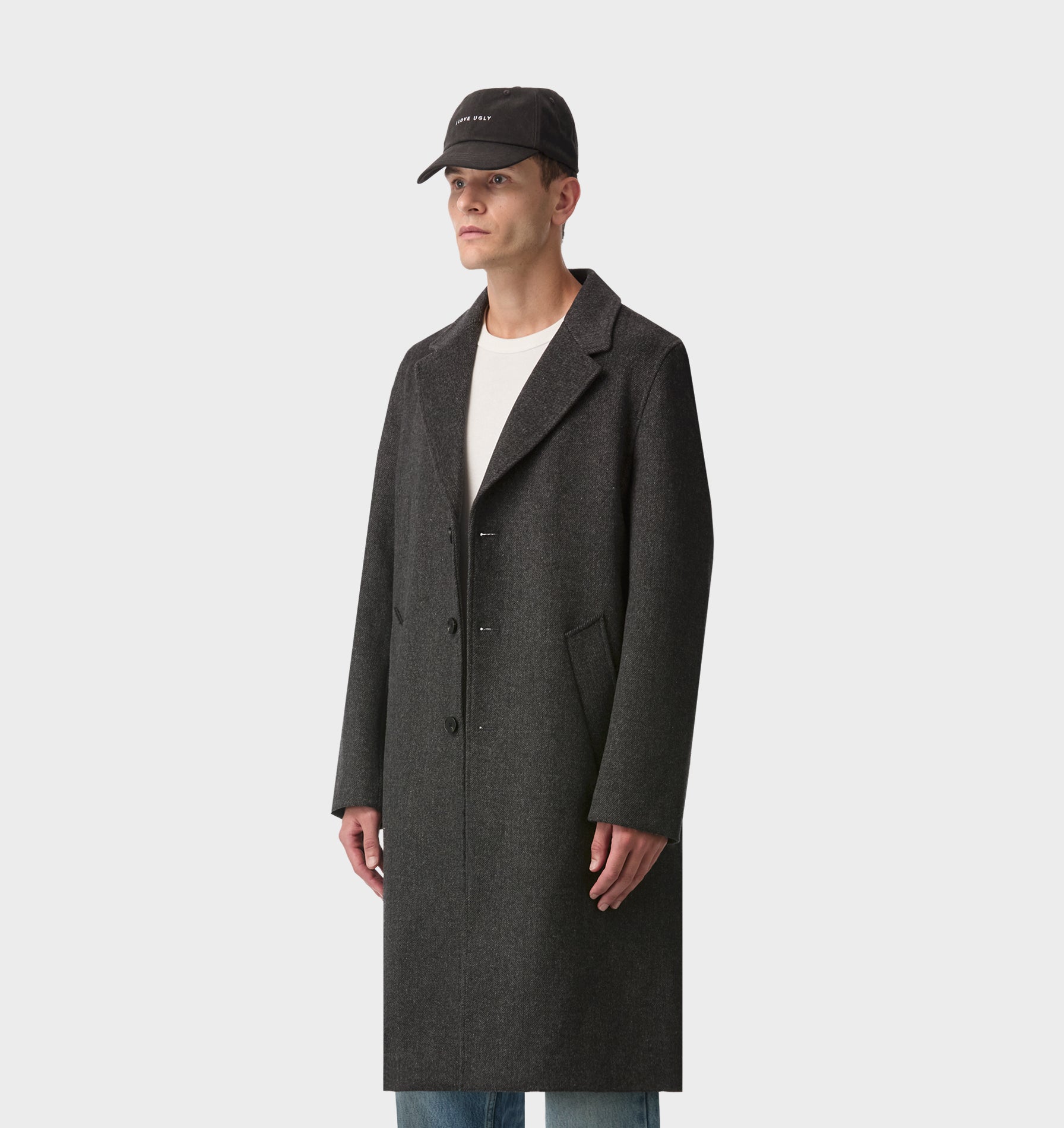 Don Car Coat - Charcoal