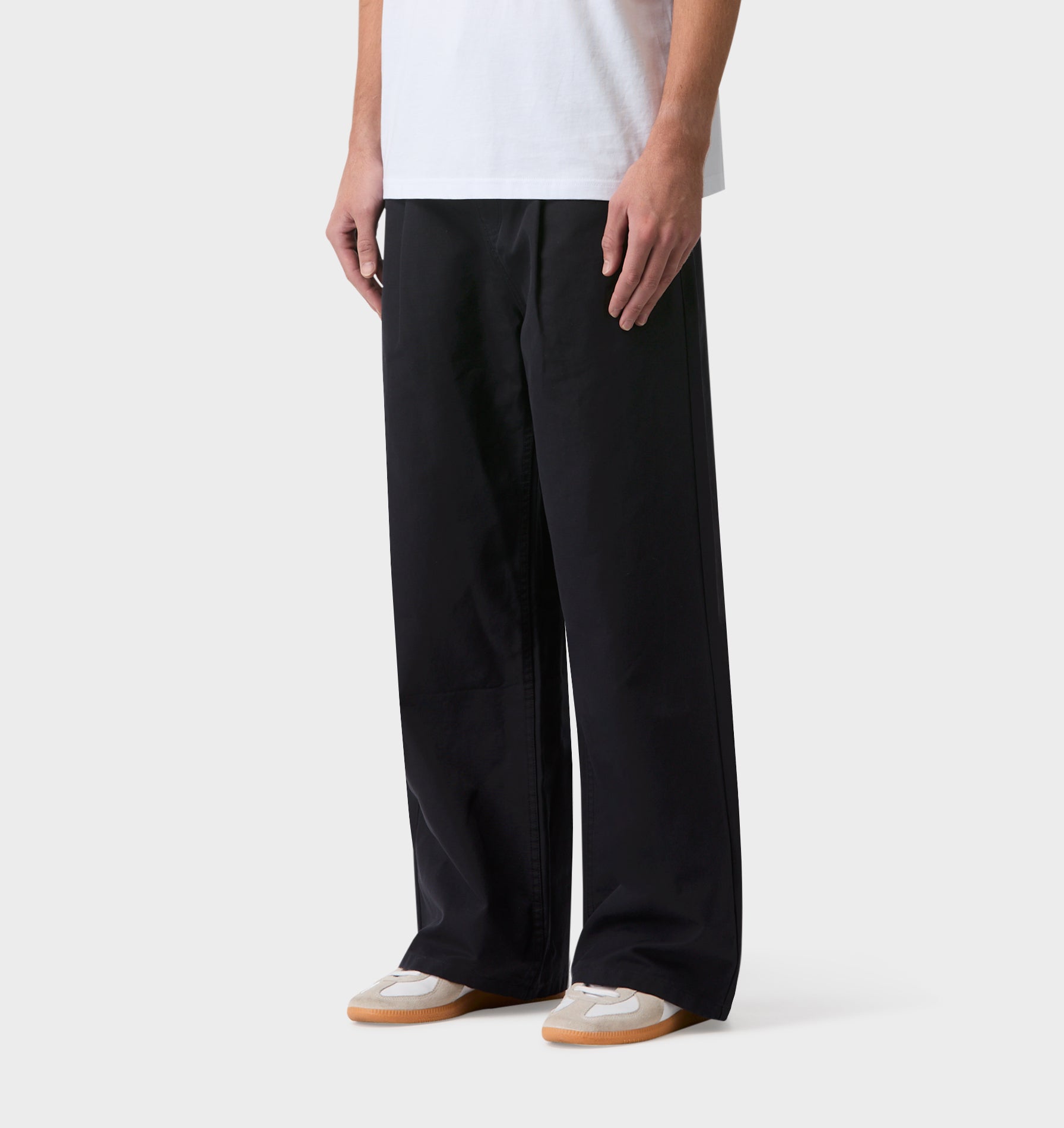 Pleat Canvas Pant - Indigo