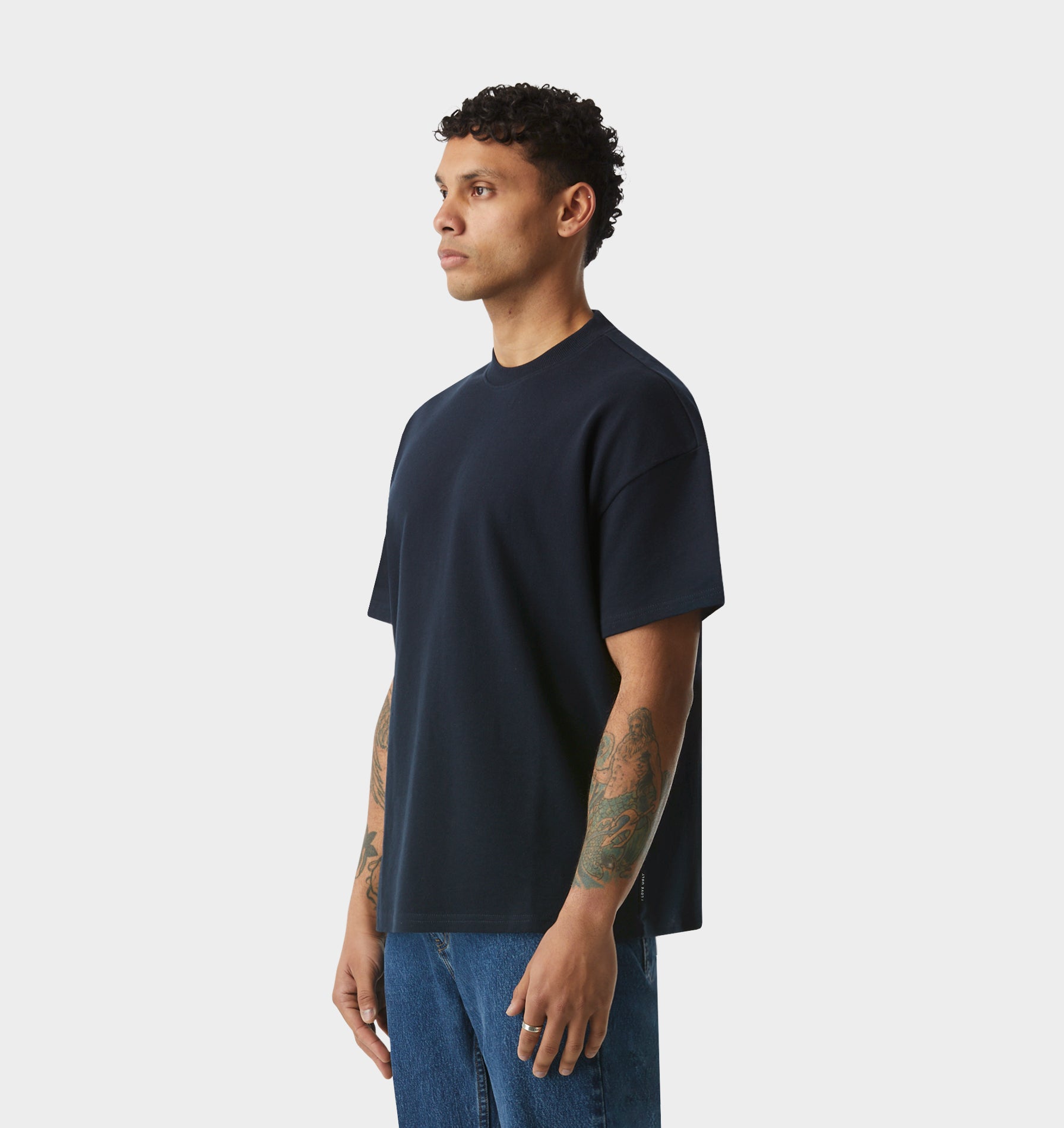 Heavy Box Tee 2.0 - Midnight Navy