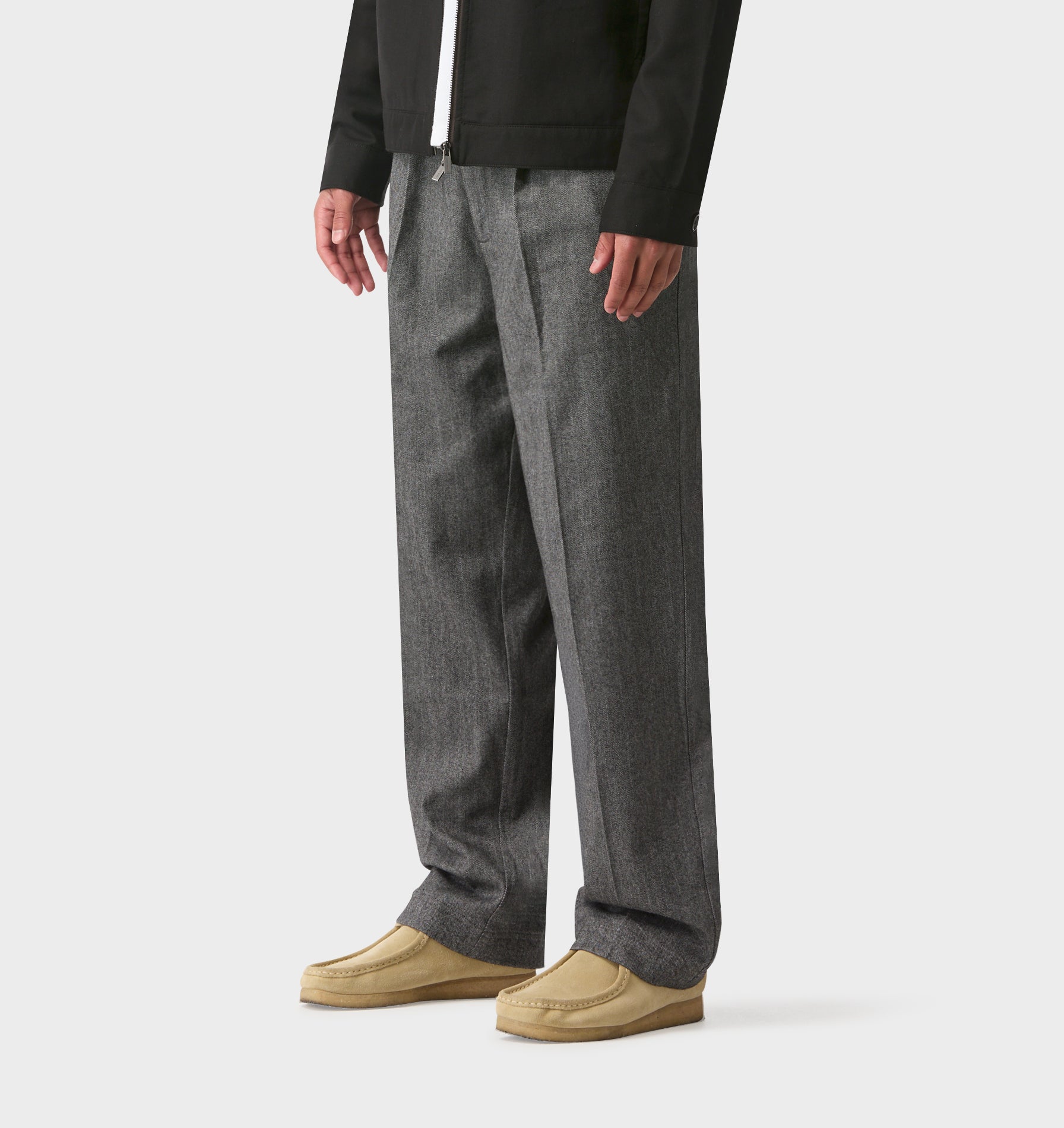 Winston Pant - Grey Herringbone