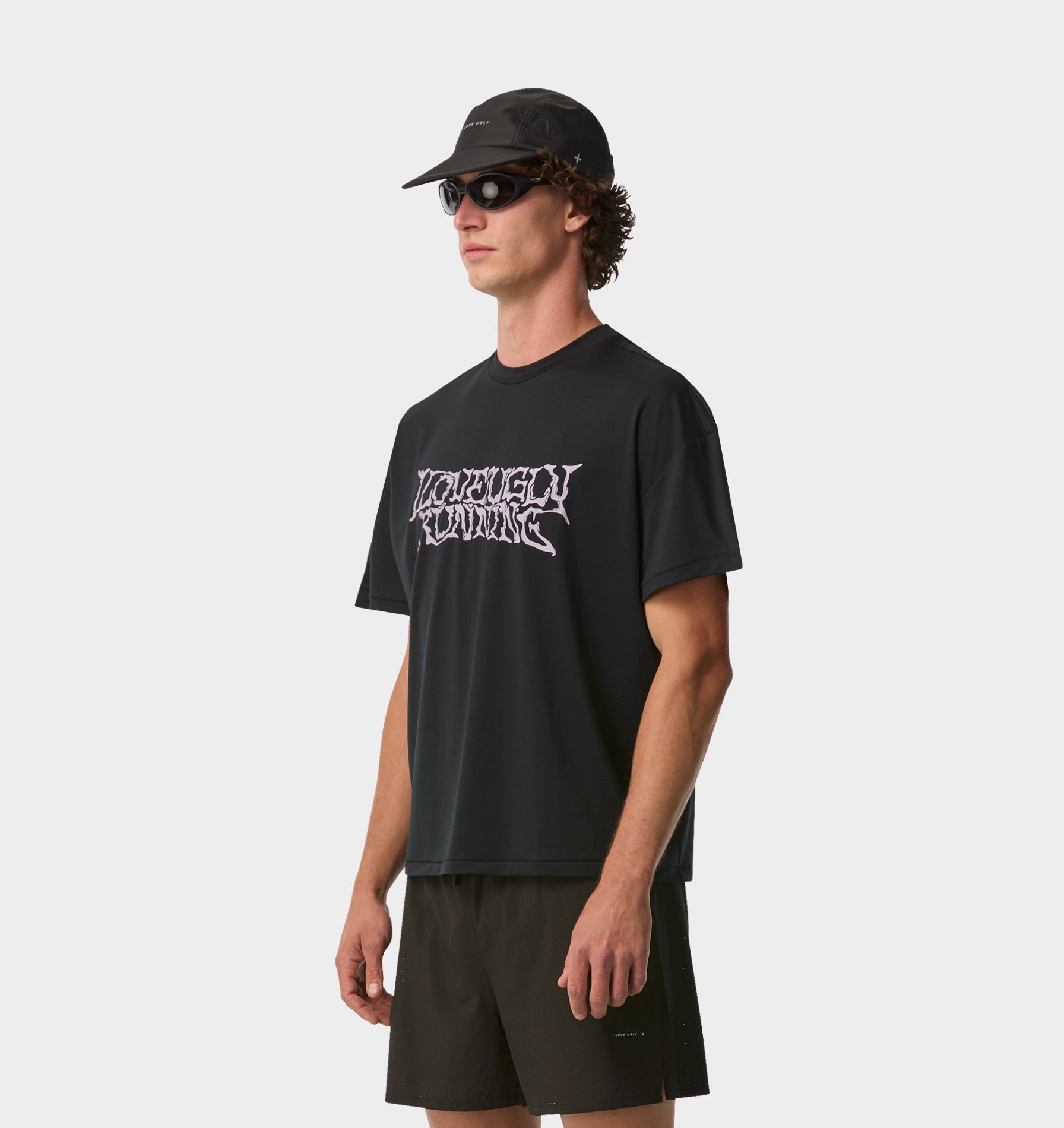 Liquified Active Crop Tee - Black