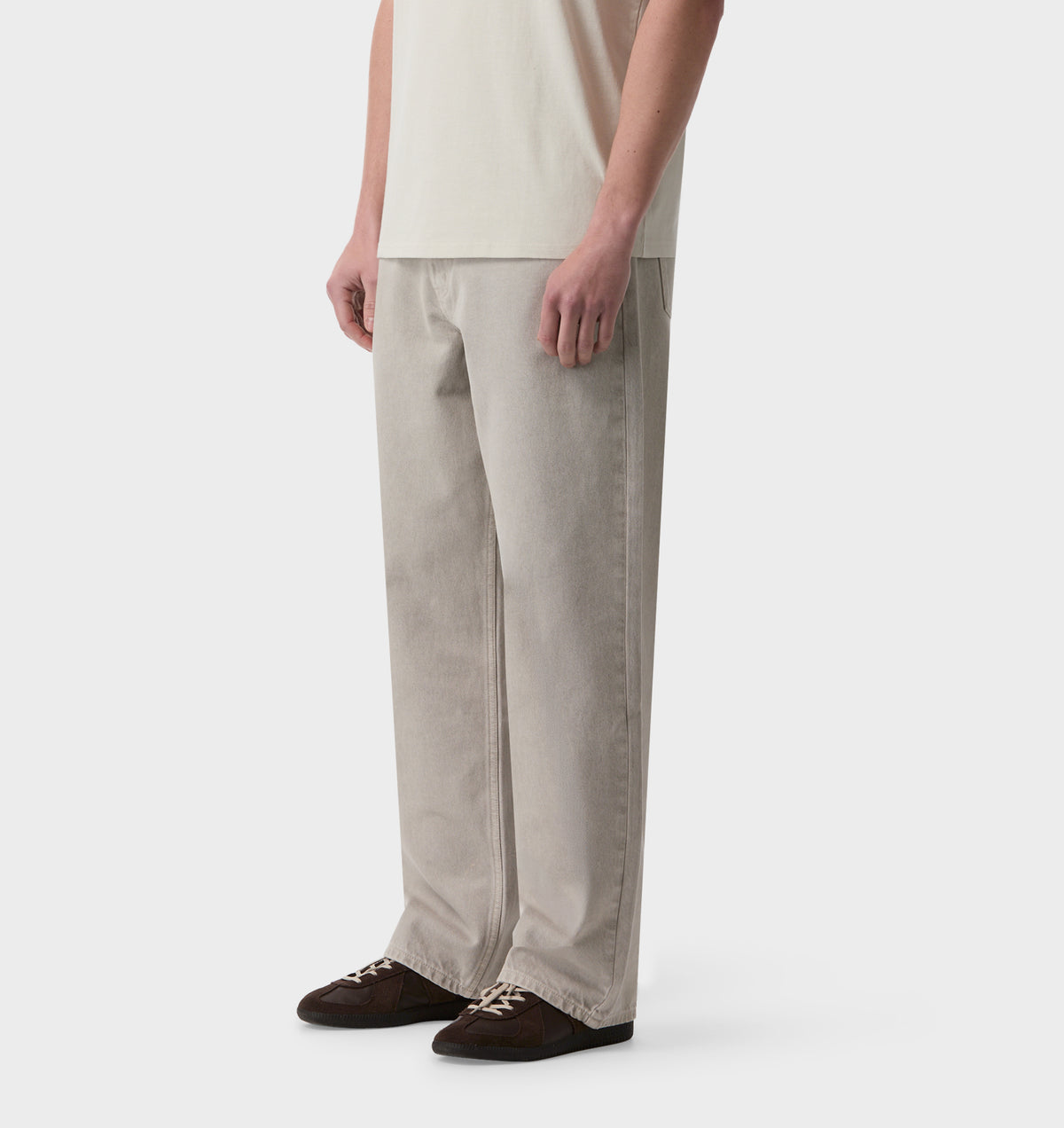 Edgar Wide Denim - Parchment