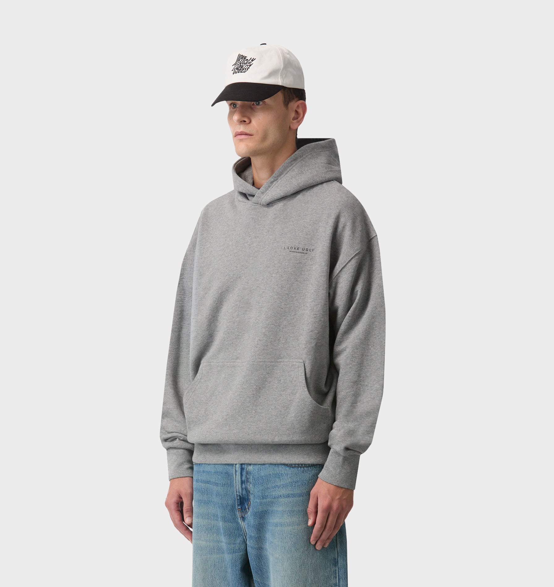 Logo Box Hood 2.0 - Grey Marle