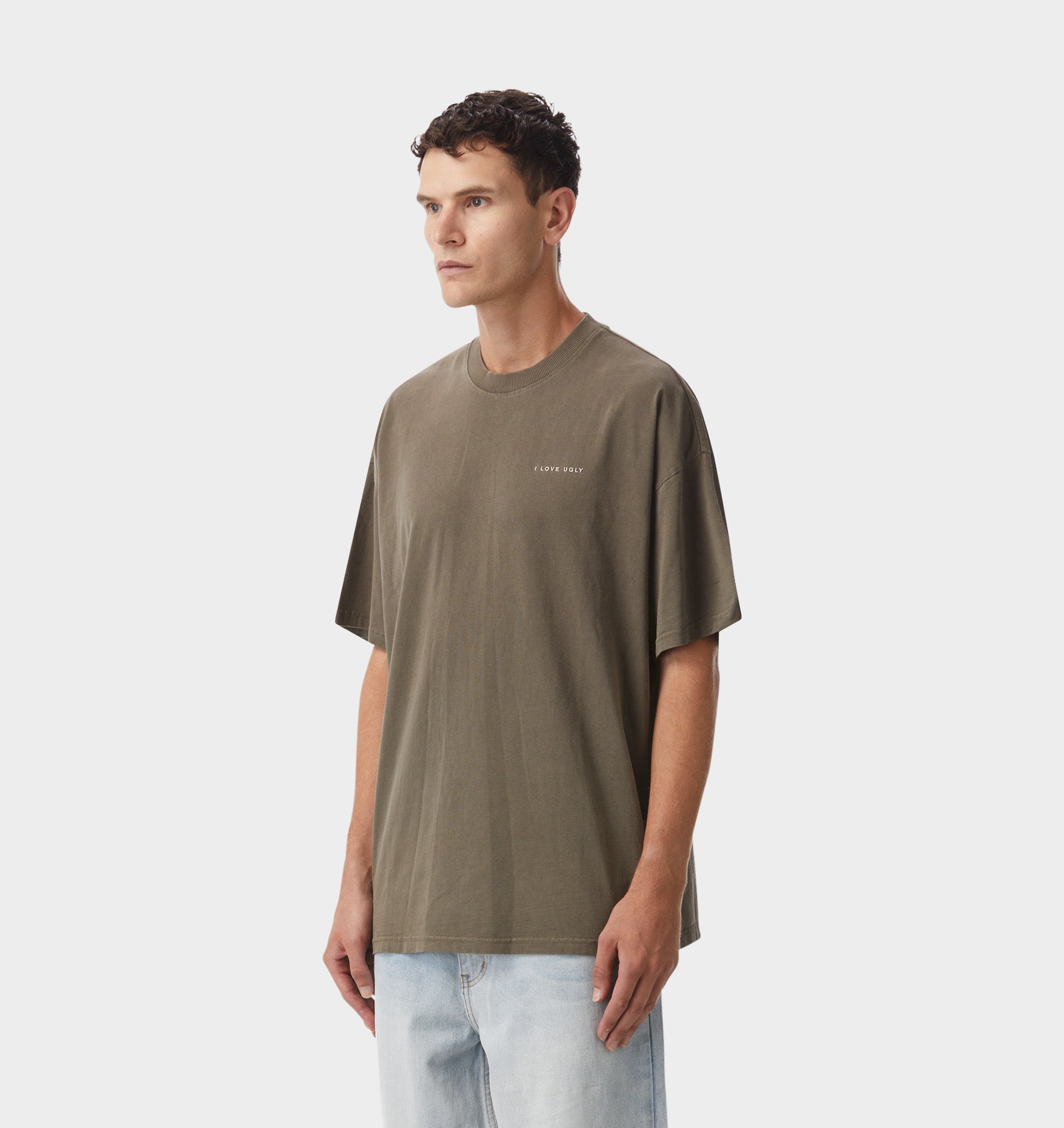 Box Tee - Washed Mushroom