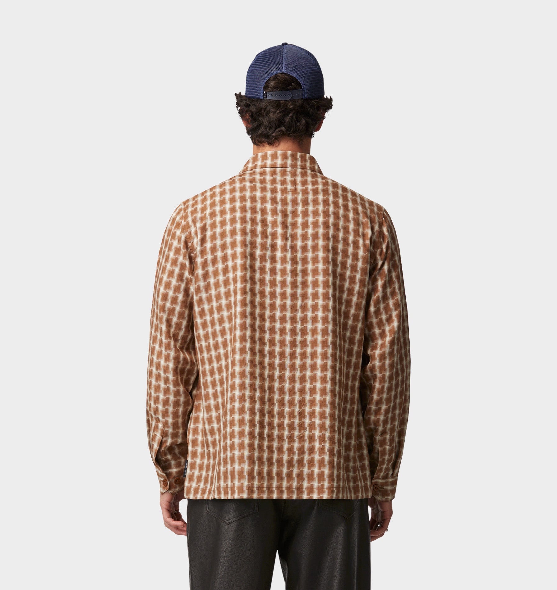 Dutton LS Shirt - Brown Check