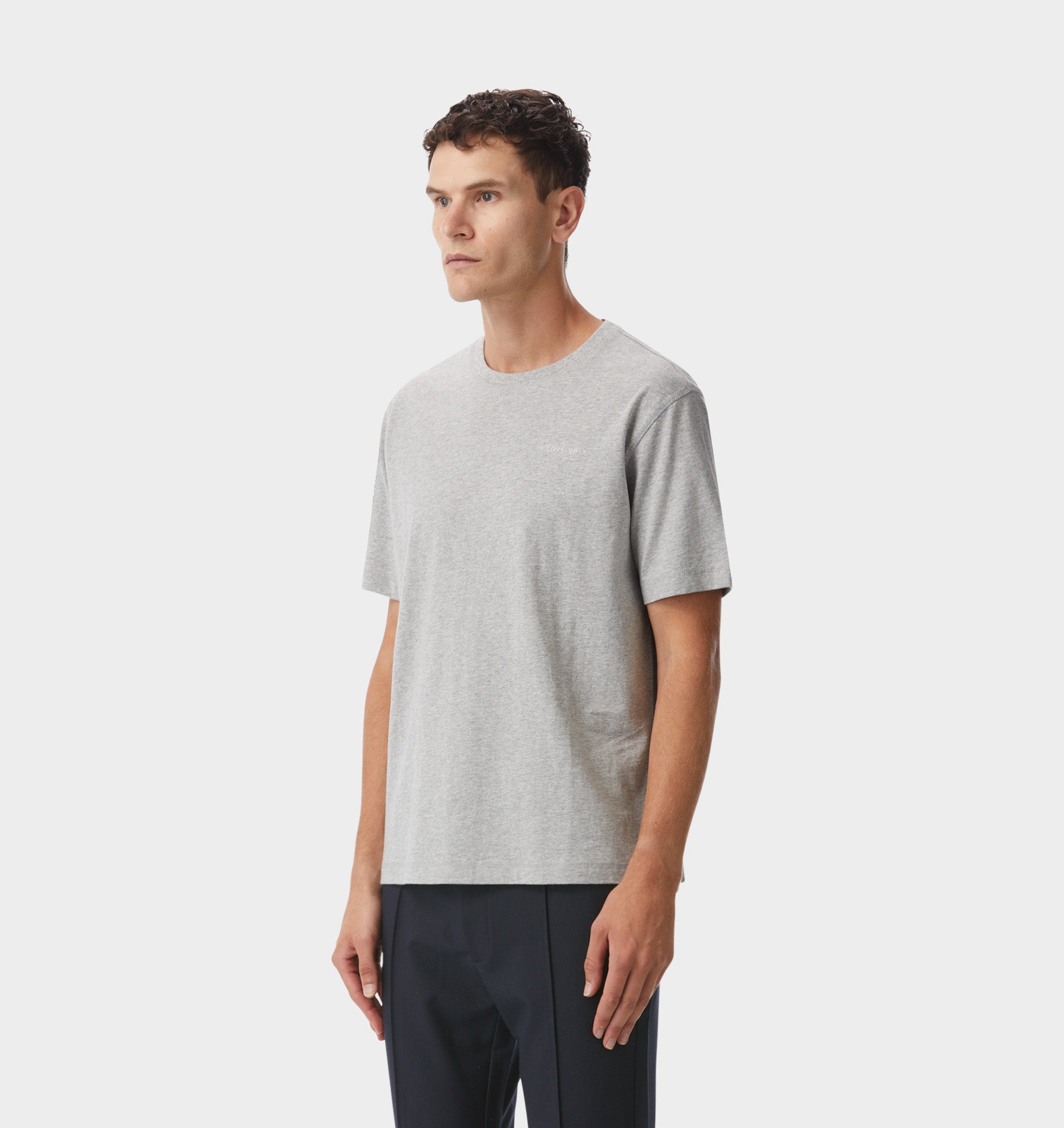 Jeremy Slim Tee - Vintage Grey