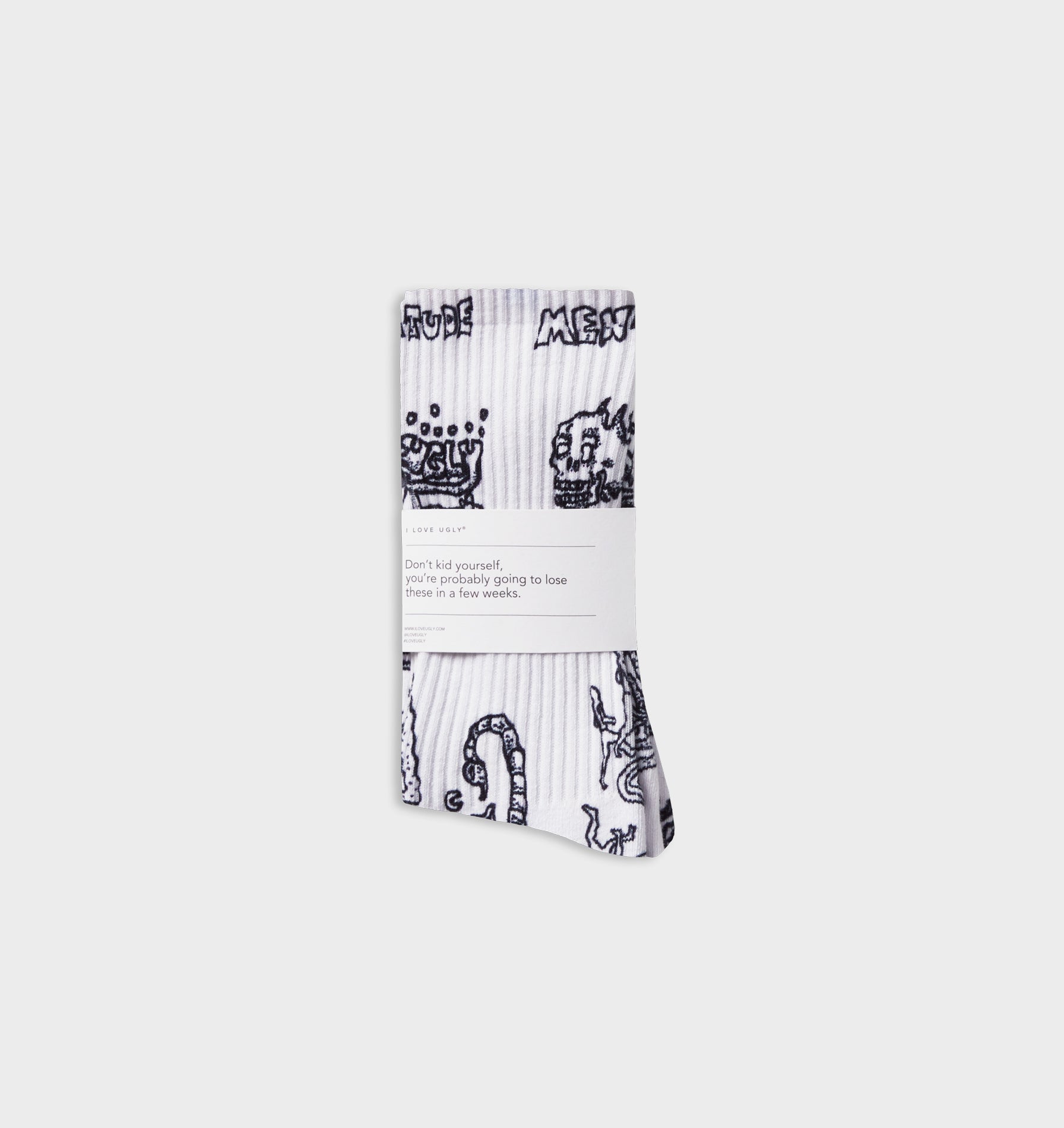 RebelYuth X ILU Sock - White