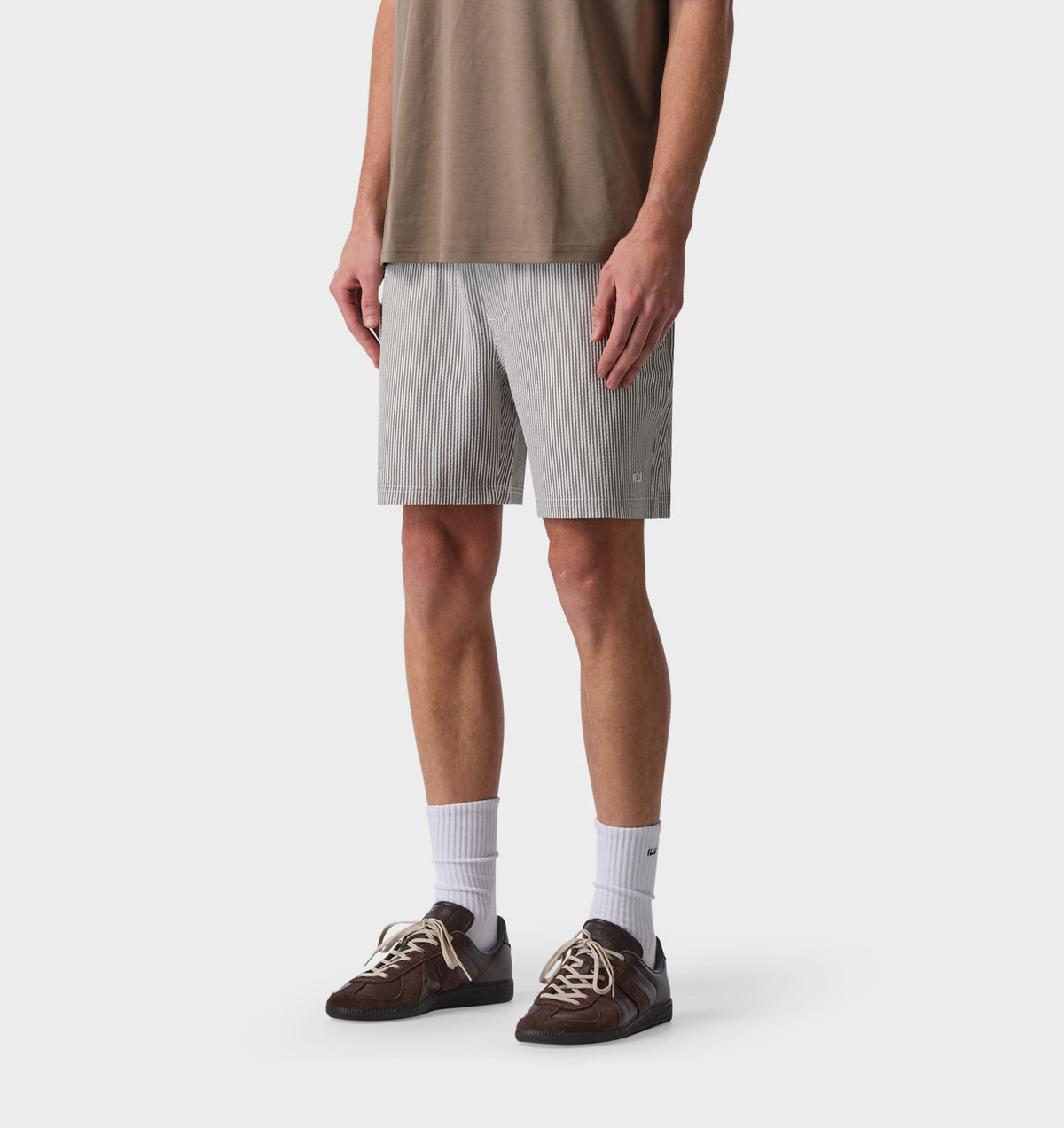 Everyday Short - White/Black Stripe