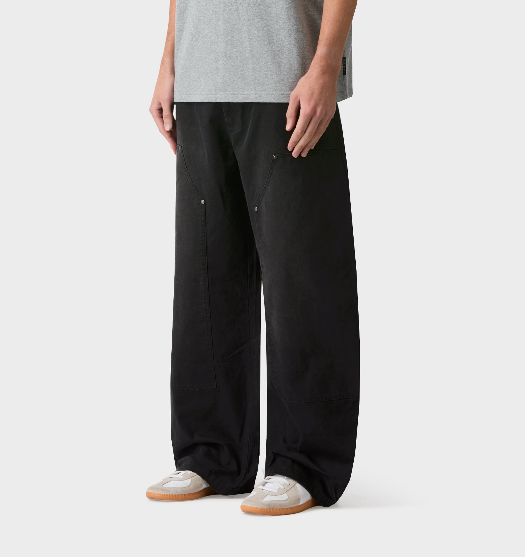Balloon Double Knee Pant - Vintage Black | I Love Ugly