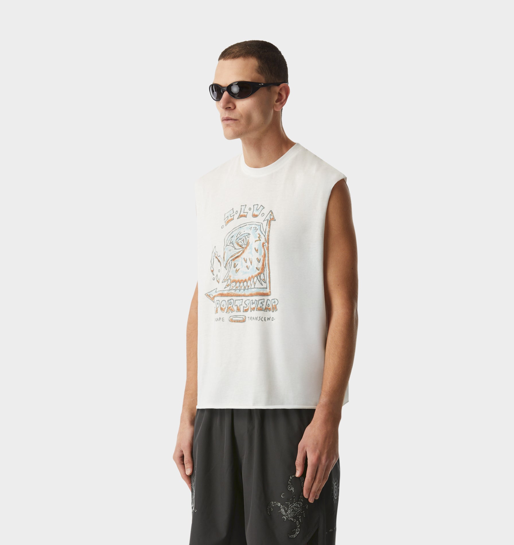 Rebelyuth Active Lewi Tank - Vintage White