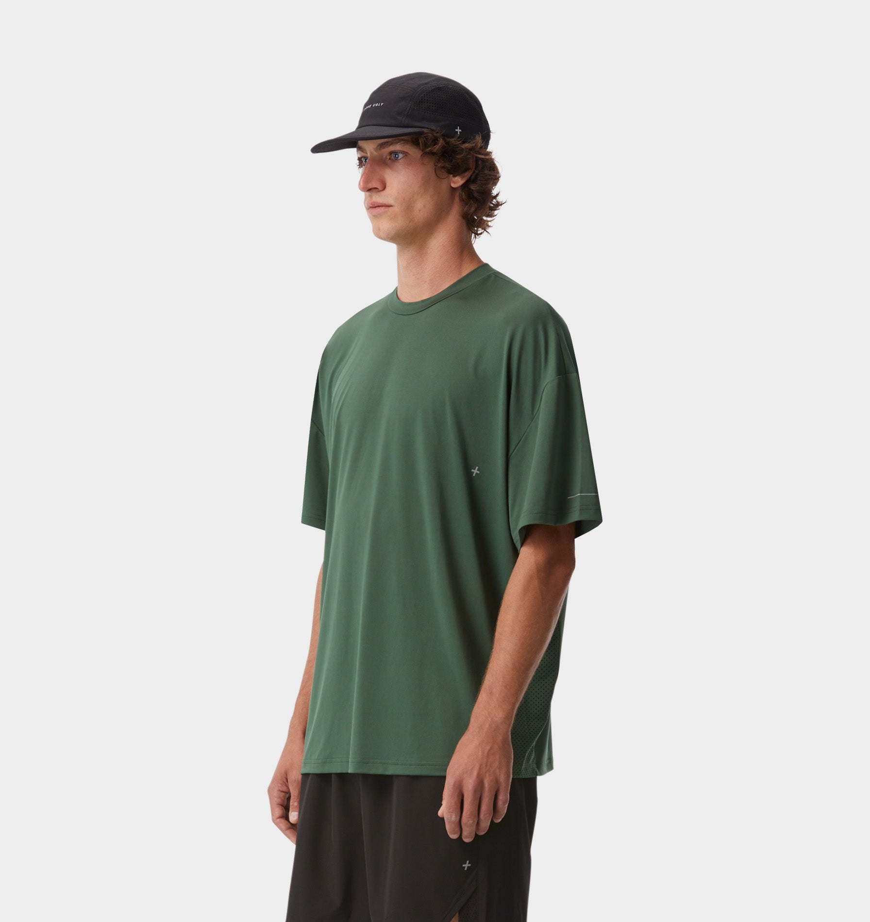 Active Box Tee - Forest Green