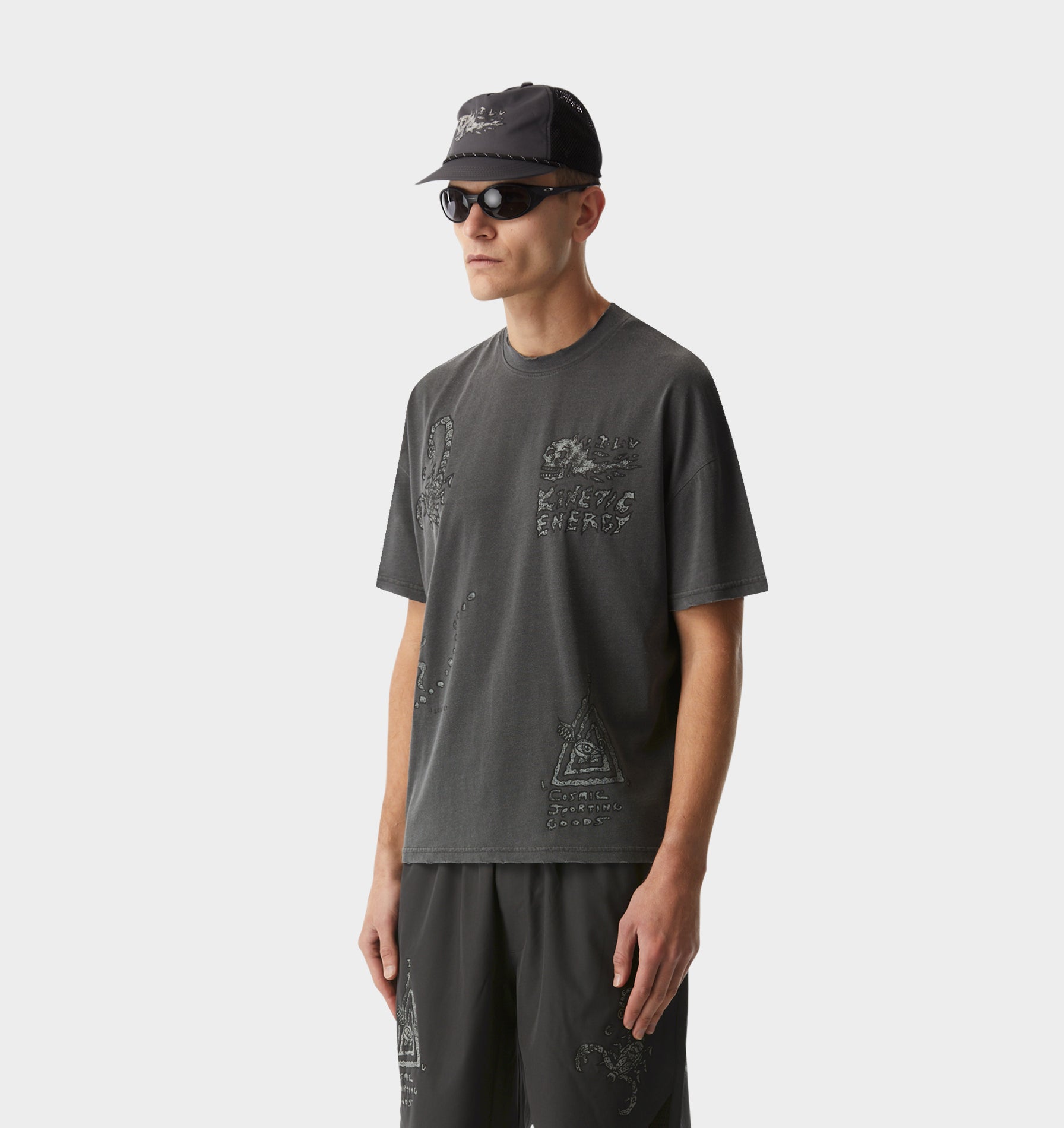Rebelyuth Active Lewi Tee - Washed Black