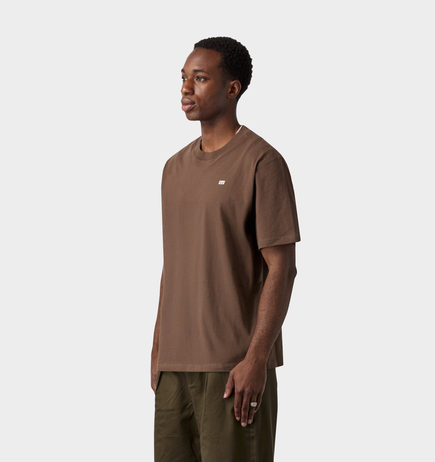 Uniform Logo Tee - Fossil Brown
