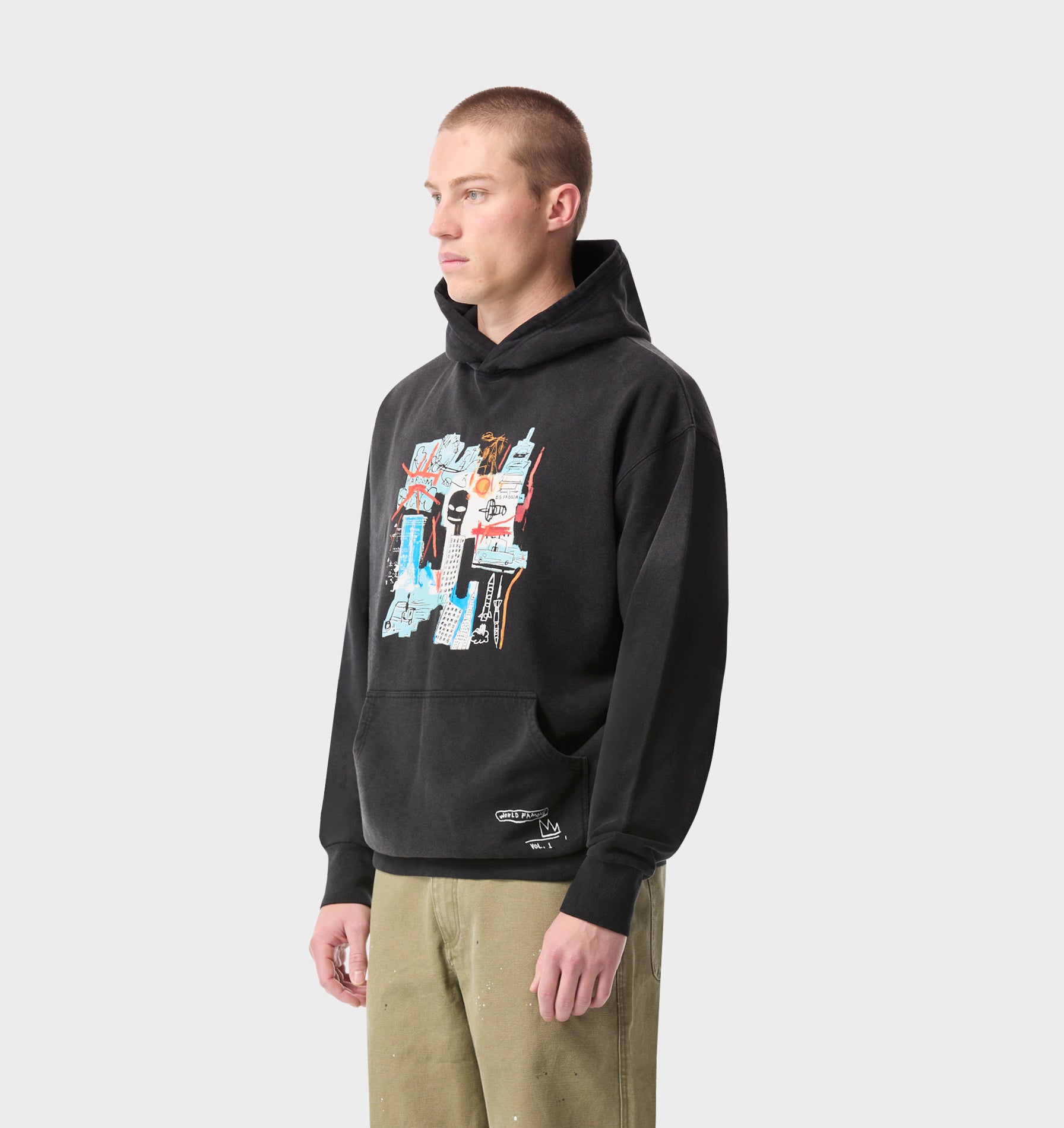Basquiat Carbon Box Hood 2.0  - Faded Black