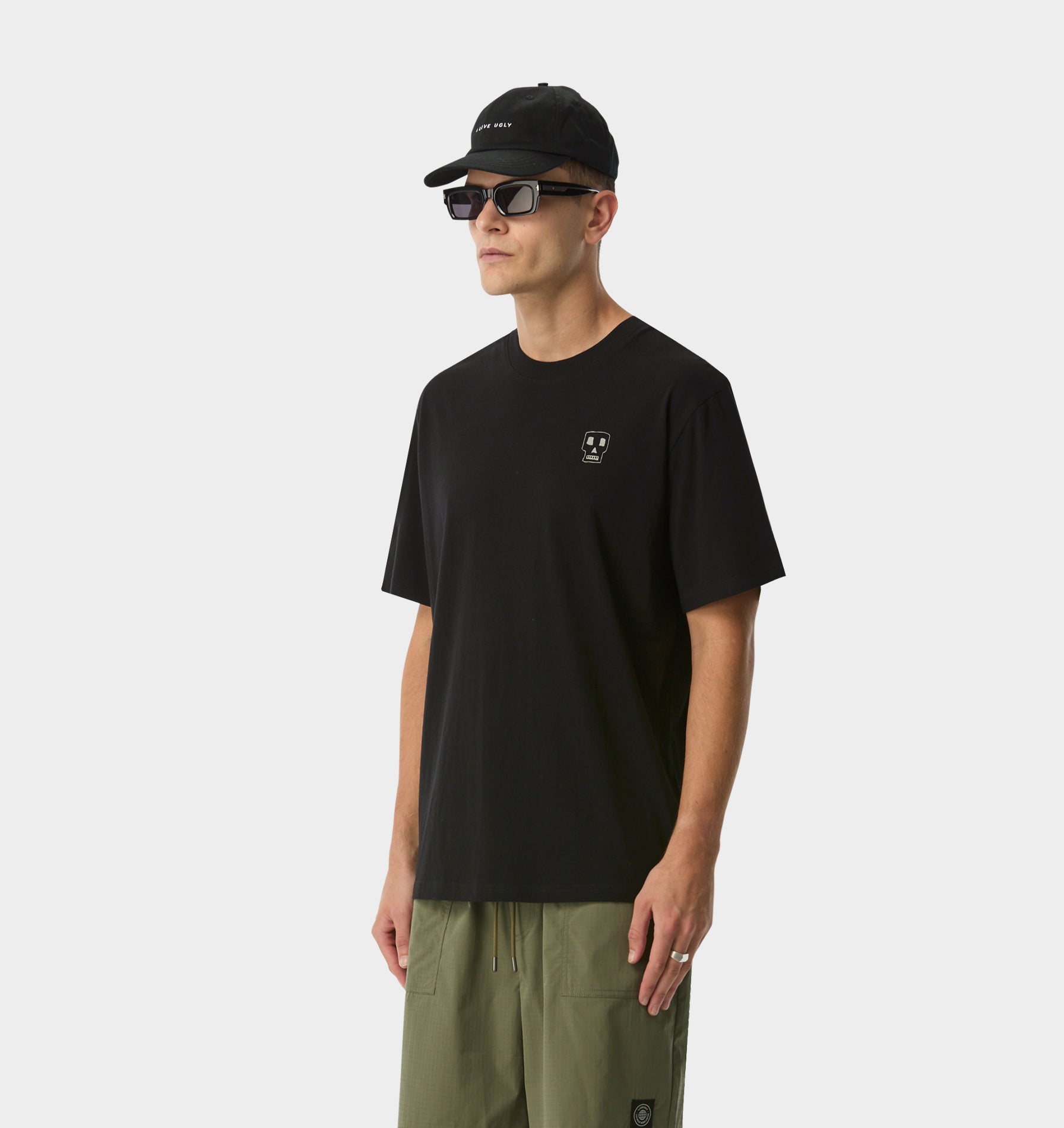 Skull Uniform Tee - Black