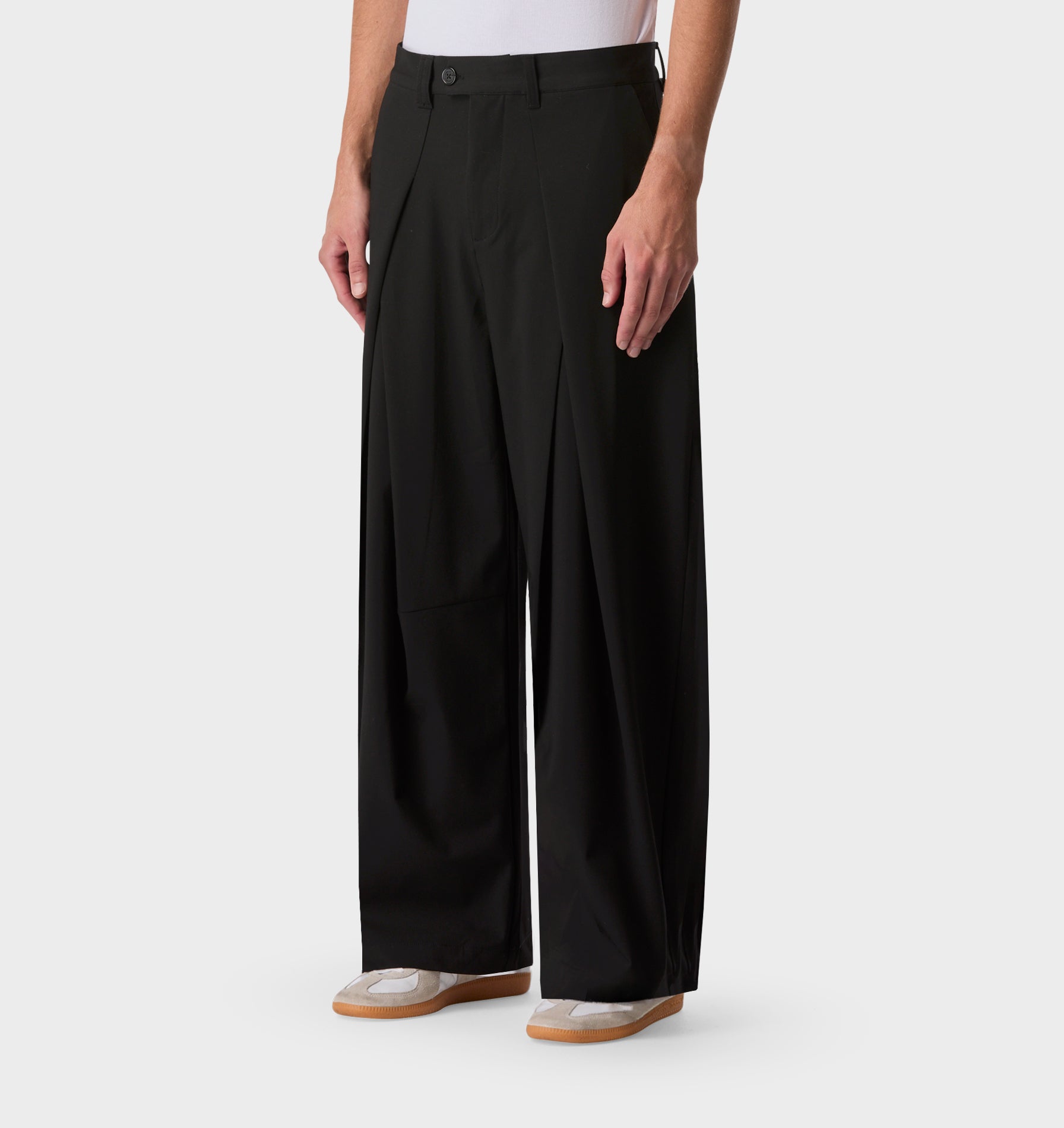 Vermont Pleat Pant - Black