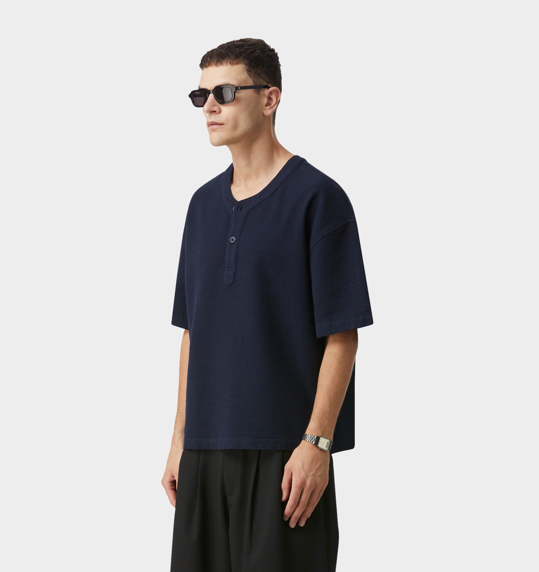 Freddie SS Shirt - Navy