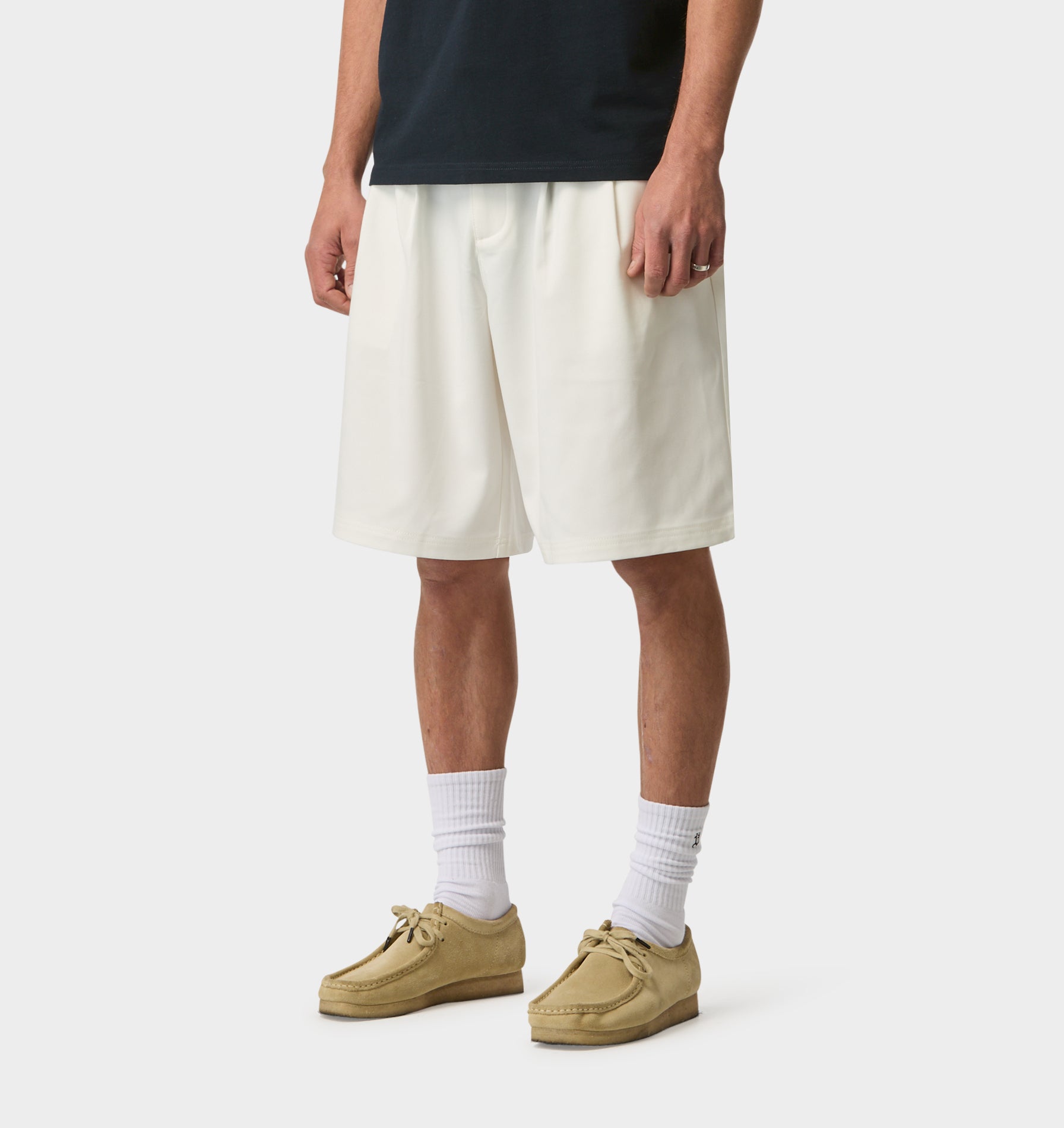 Alby Pleated Short - Off White