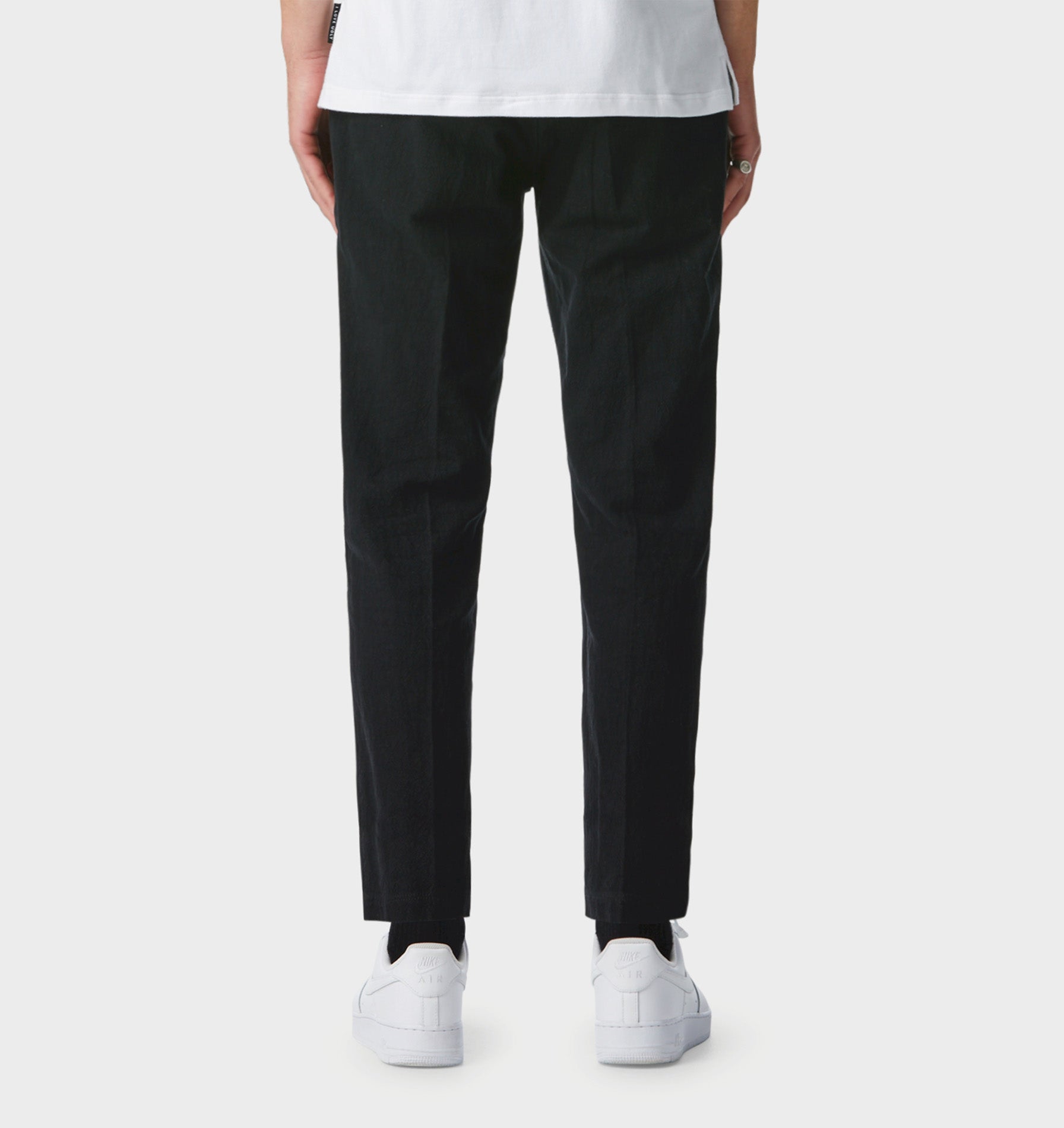 Linen Slim Kobe Pant - Tall - Black