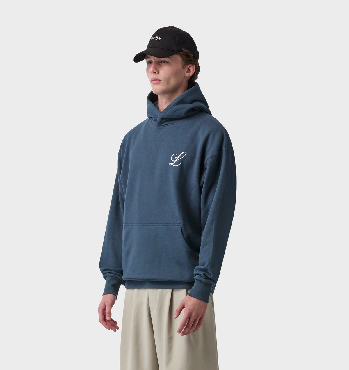 Letter Mono Box Hood 2.0 - Marine Blue