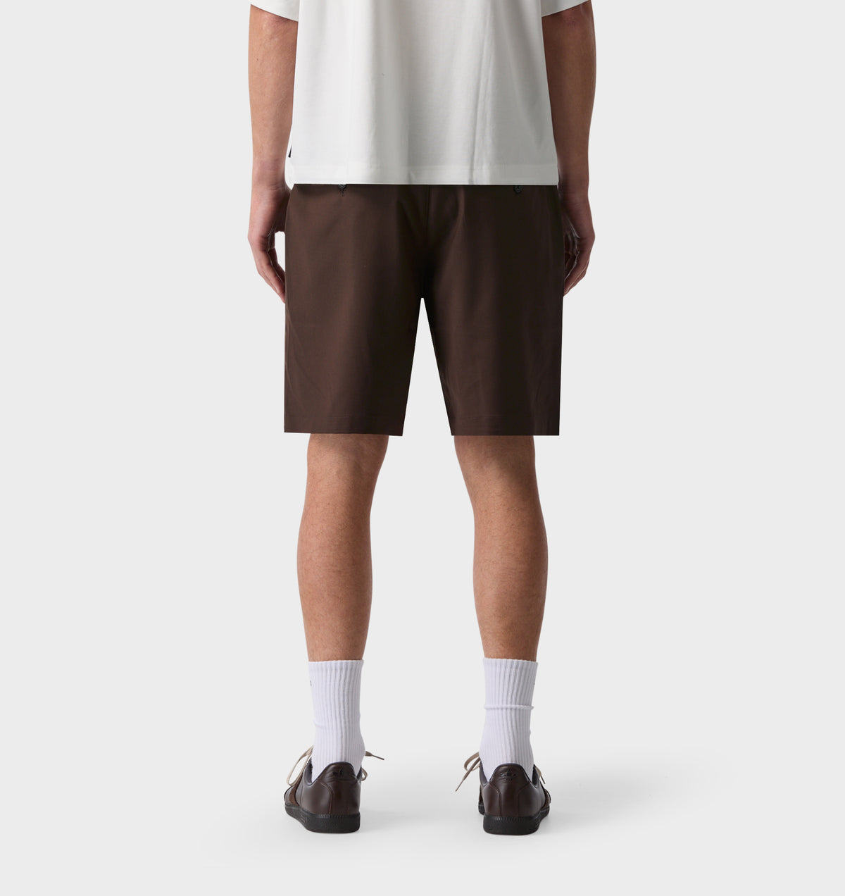 Quincy Pleated Short - Espresso