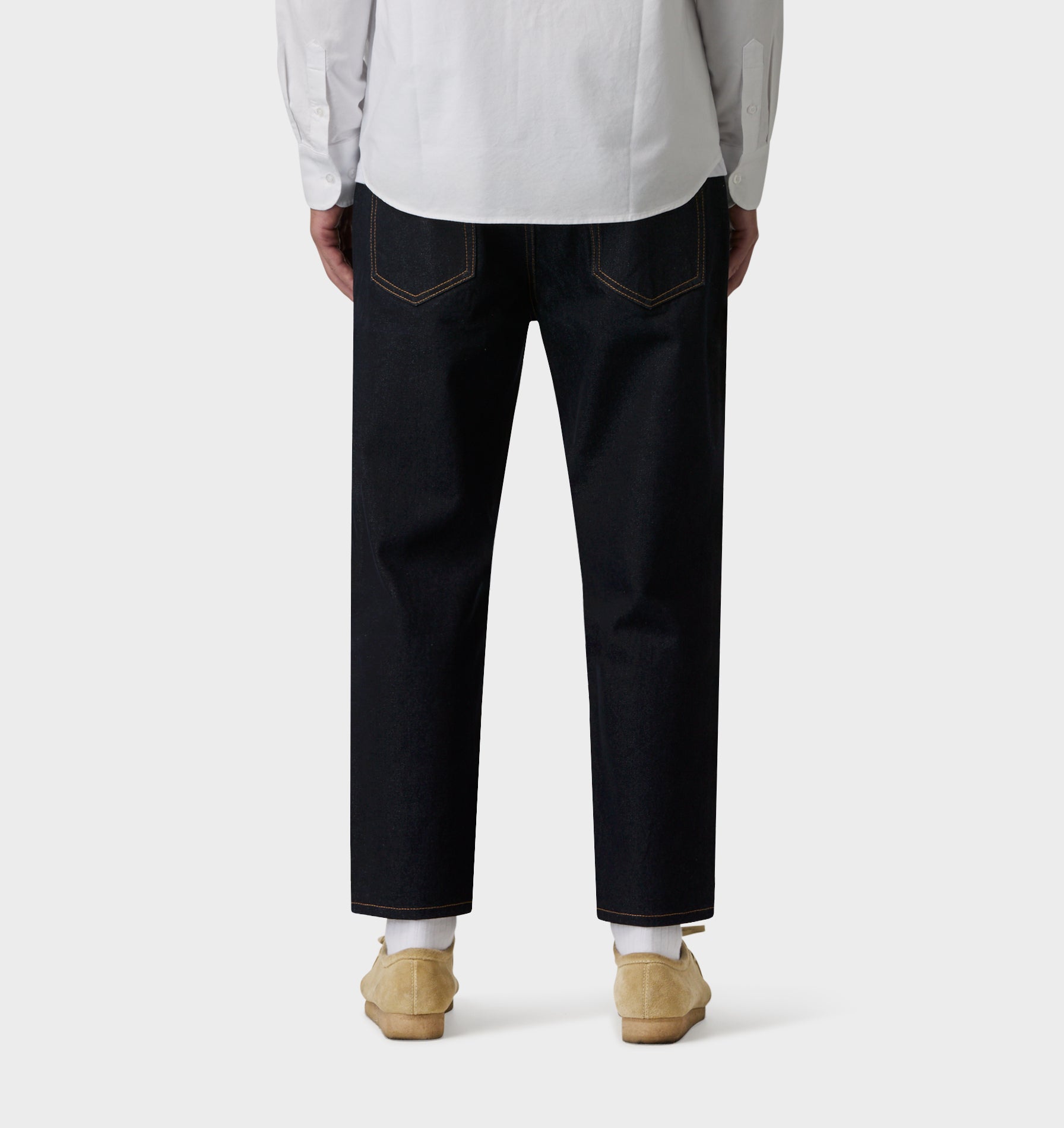 Cropped 90s Denim - Raw Indigo