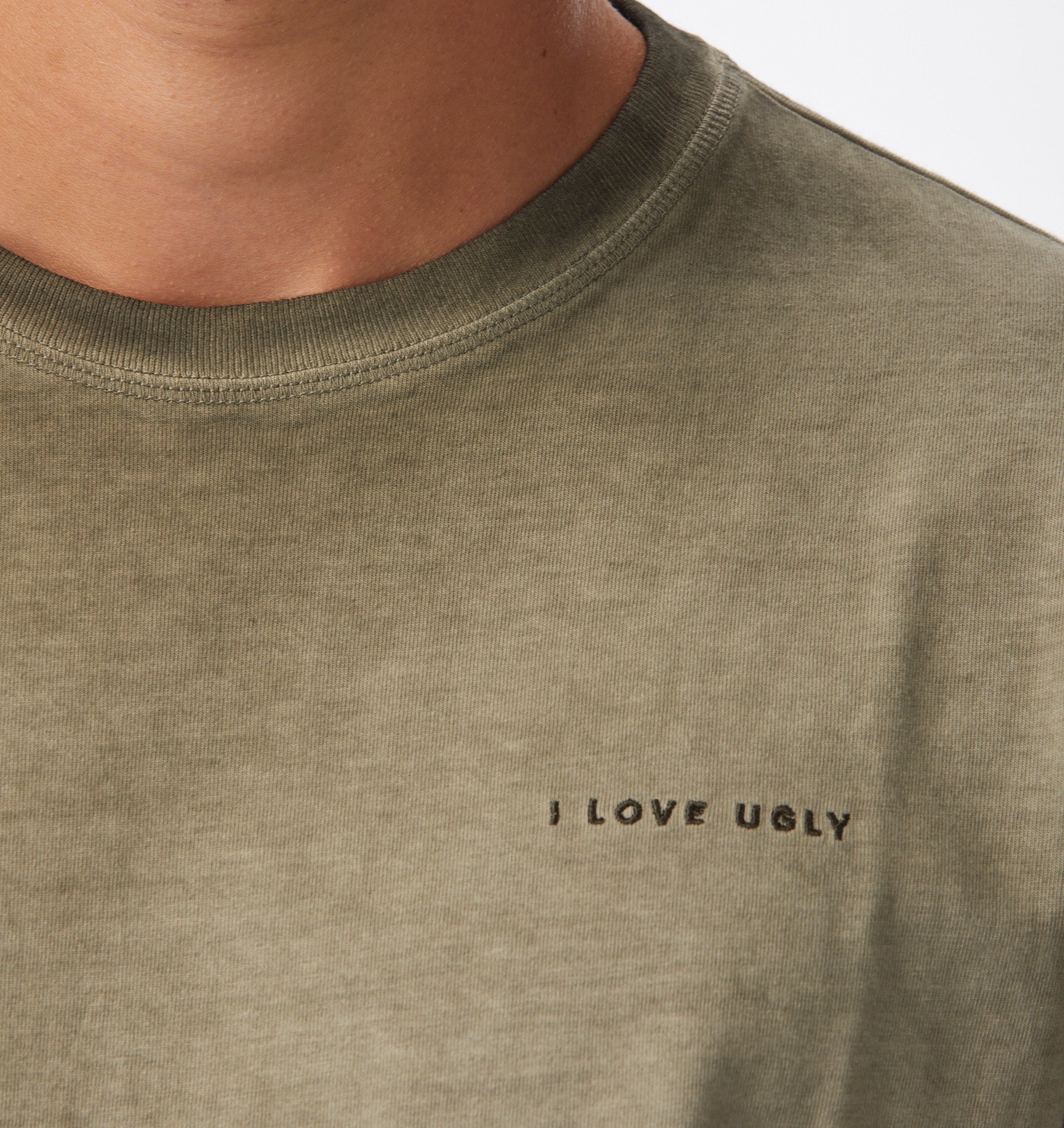 Jeremy Slim Tee - Vintage Moss