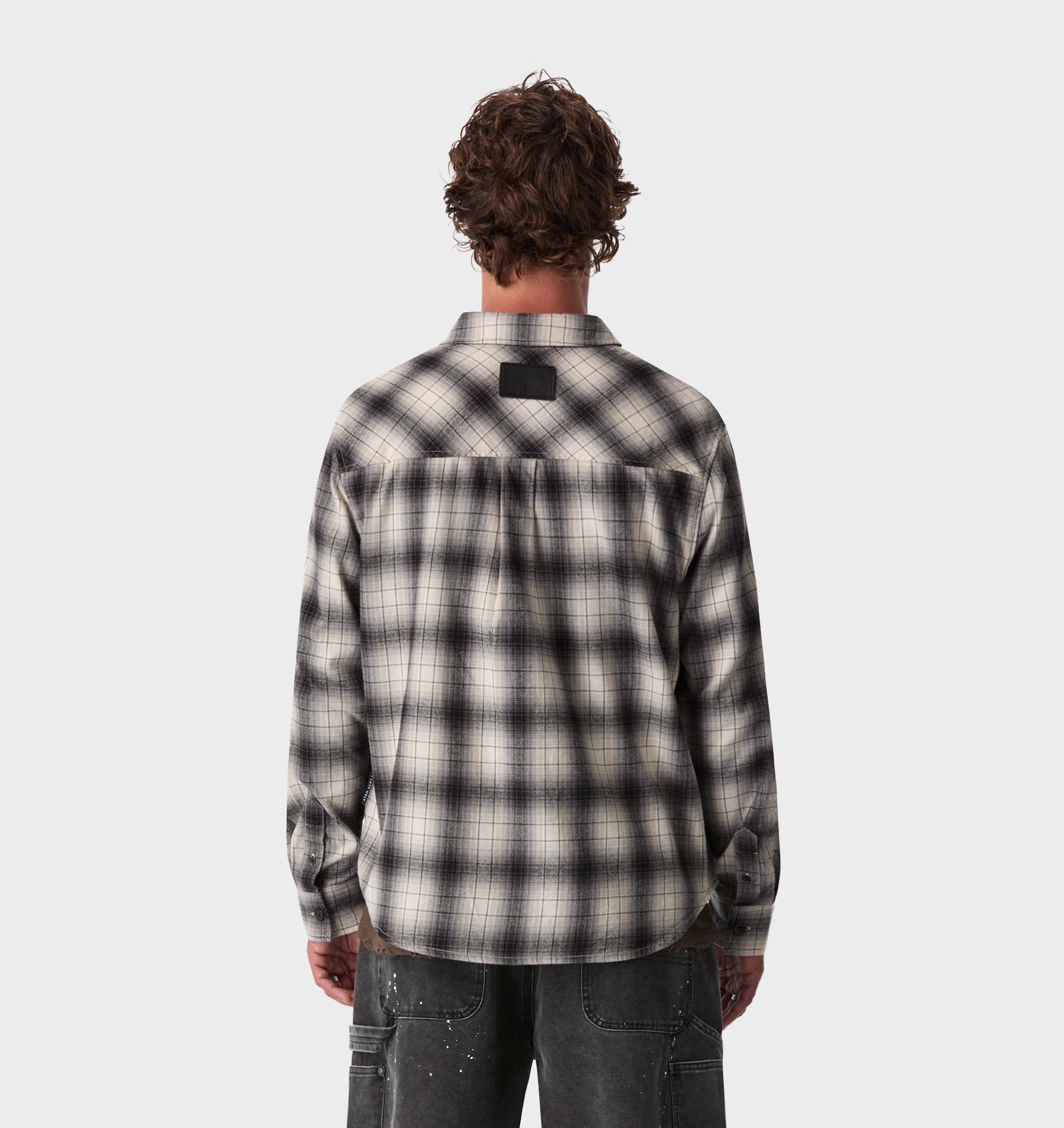 Flannel Shirt - Black/Grey Check