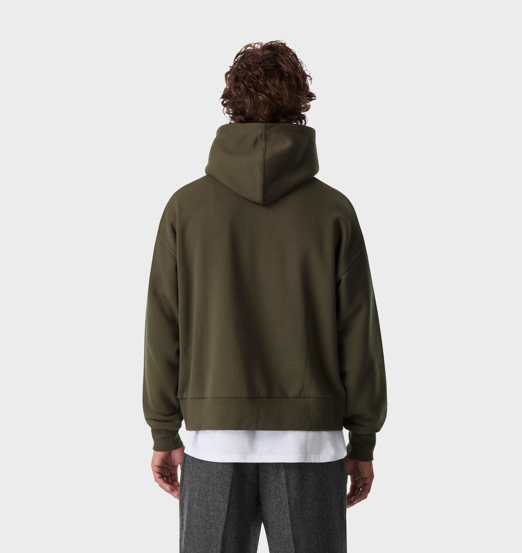 Crop Box Hood - Burnt Olive