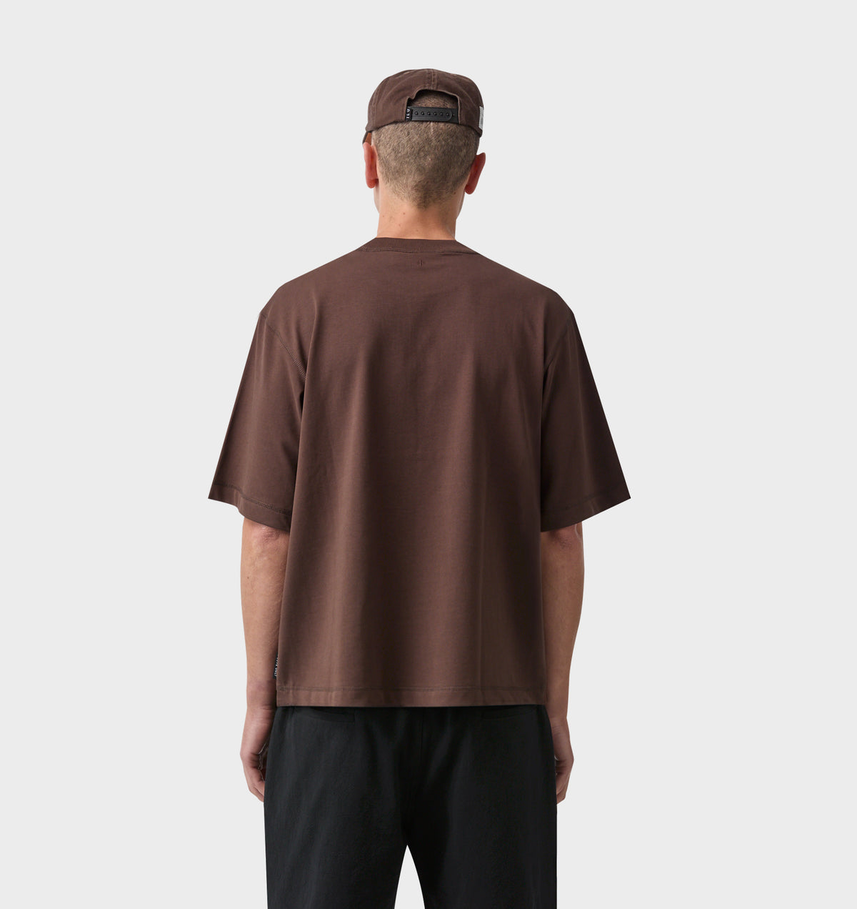 Crop Box Tee - Espresso