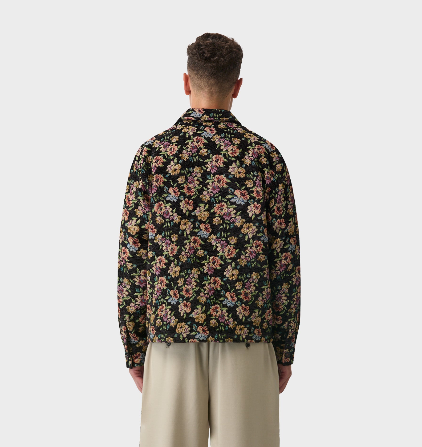 Floral Overshirt - Dark Floral