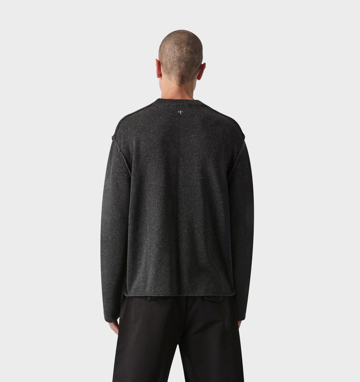 Decon Cropped Knit - Grey