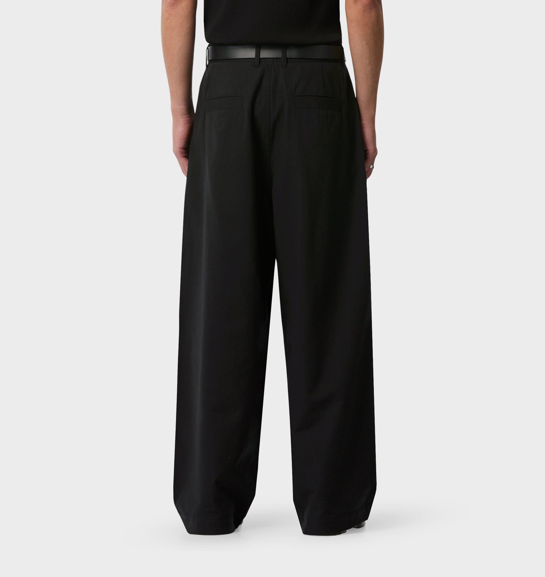 Otto Pleated Pant - Black