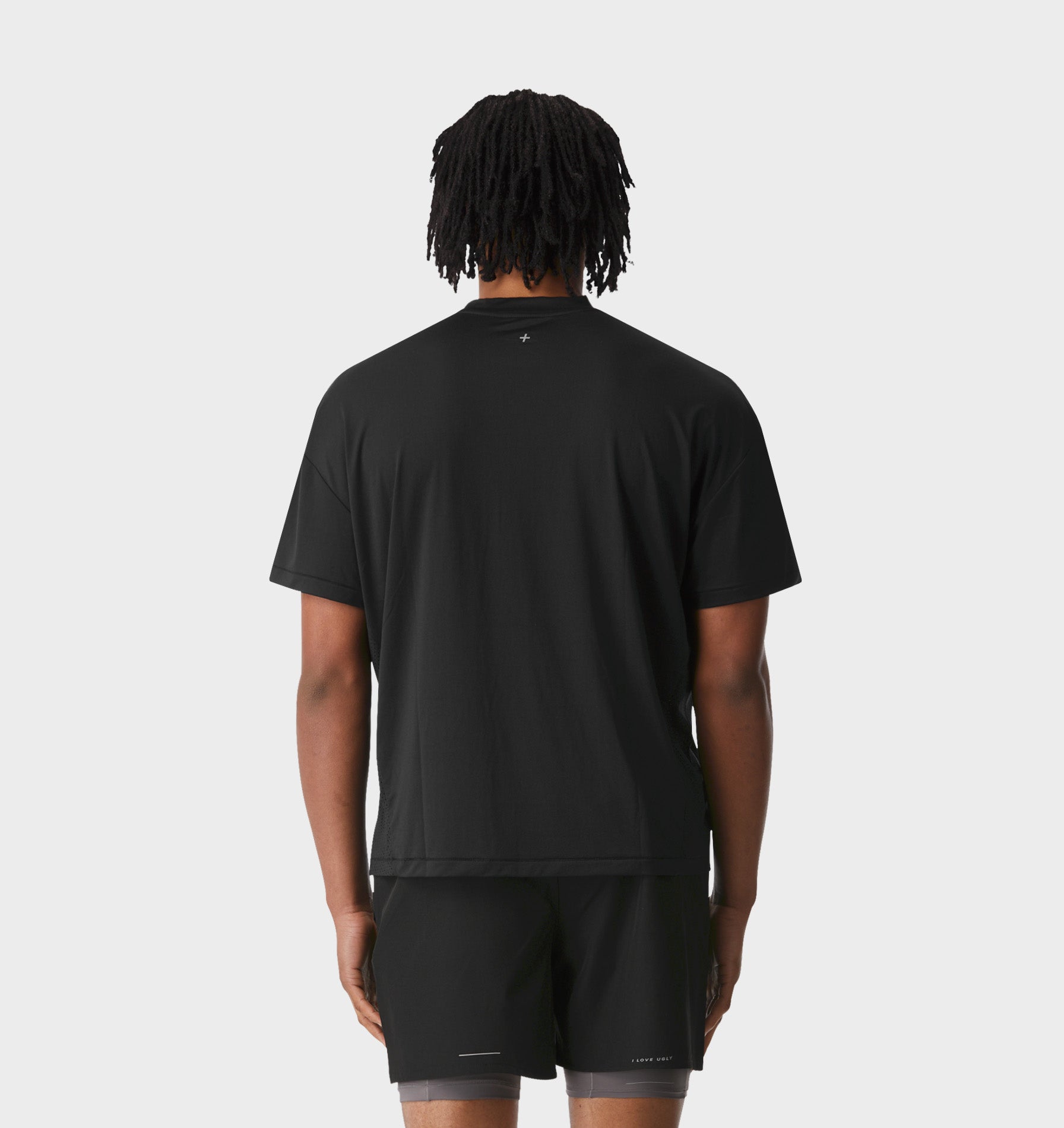 Active Lewi Cropped Tee - Black