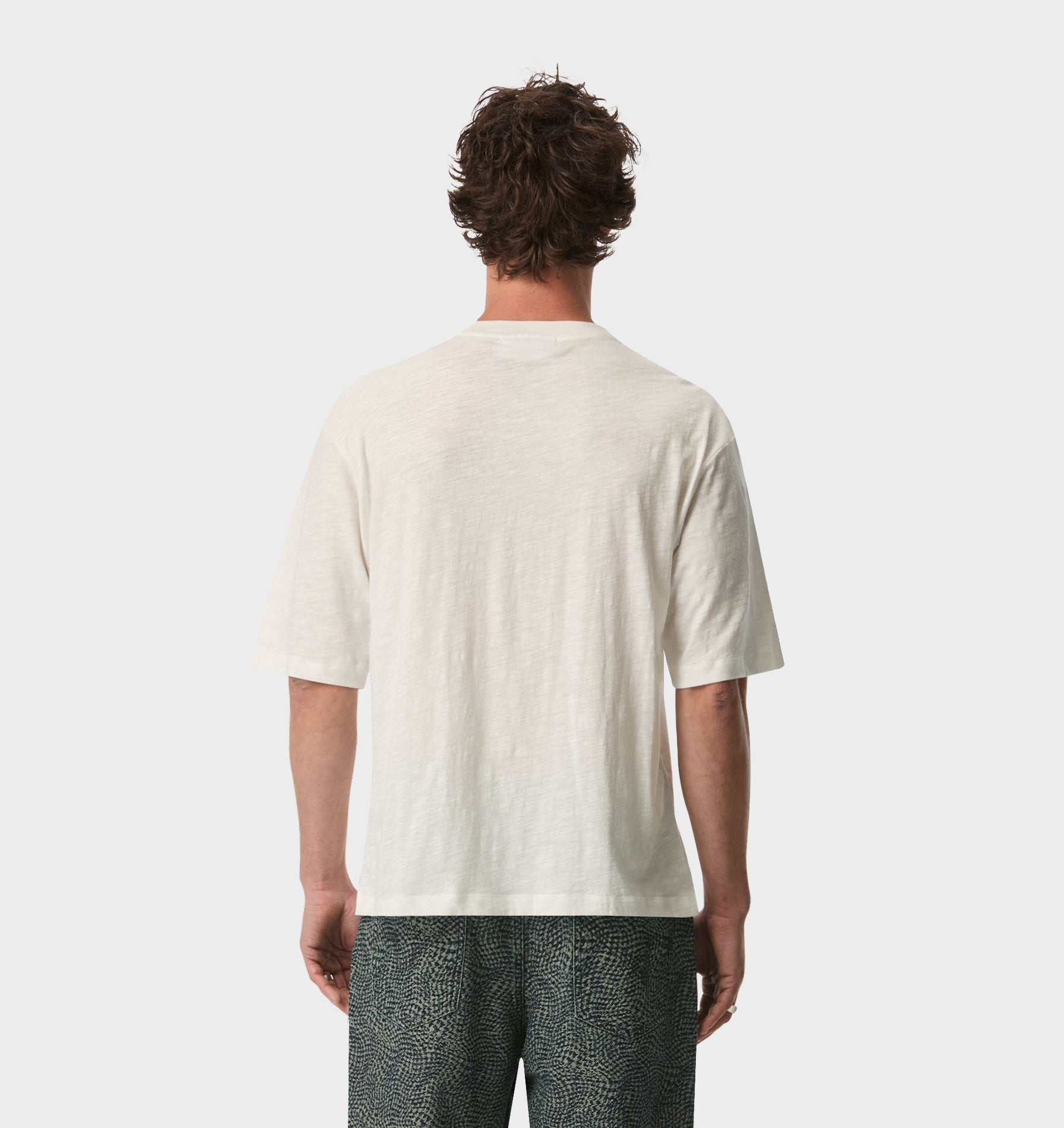 Slub Isaac Tee - White
