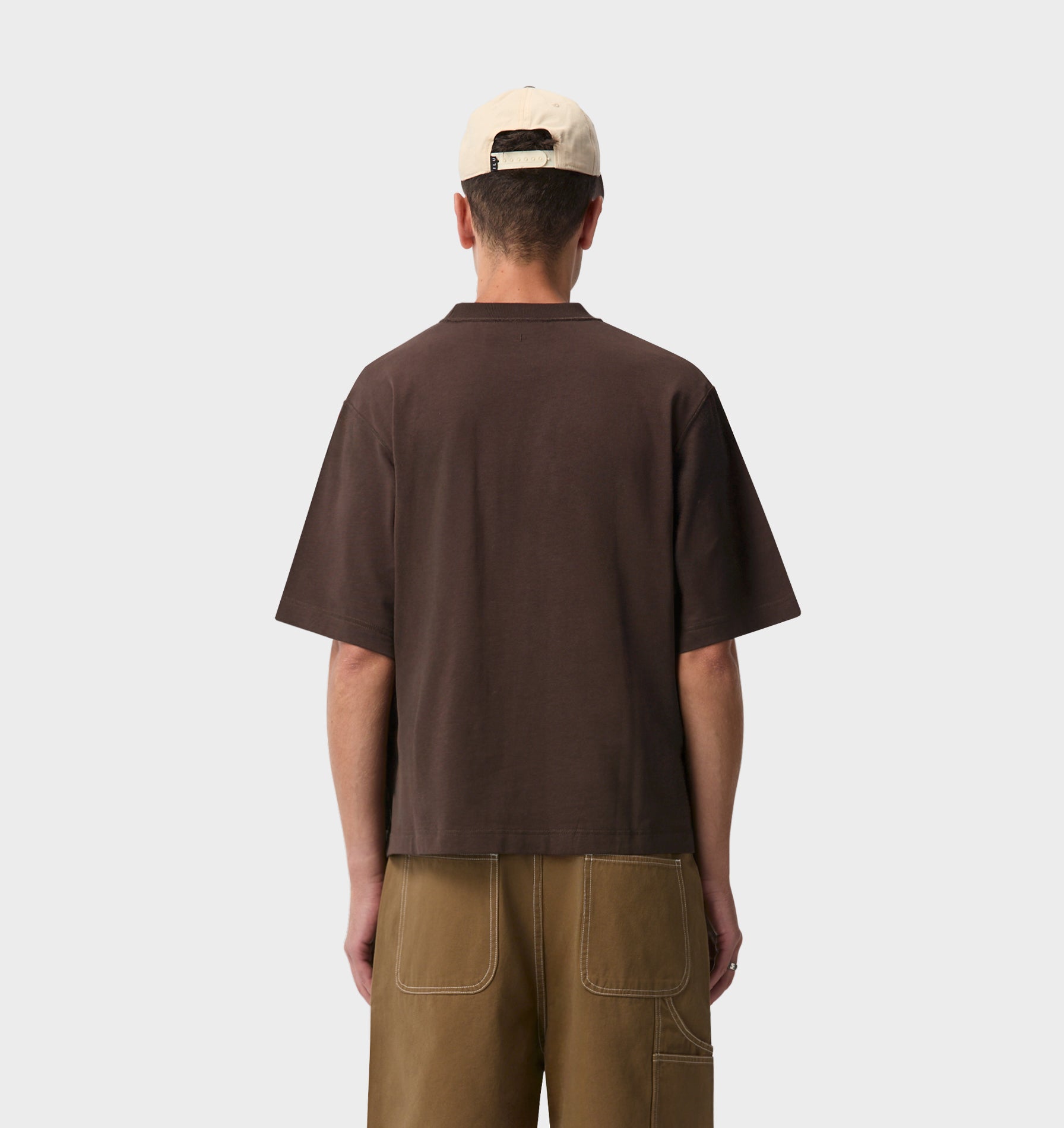 Crop Box Tee - Espresso