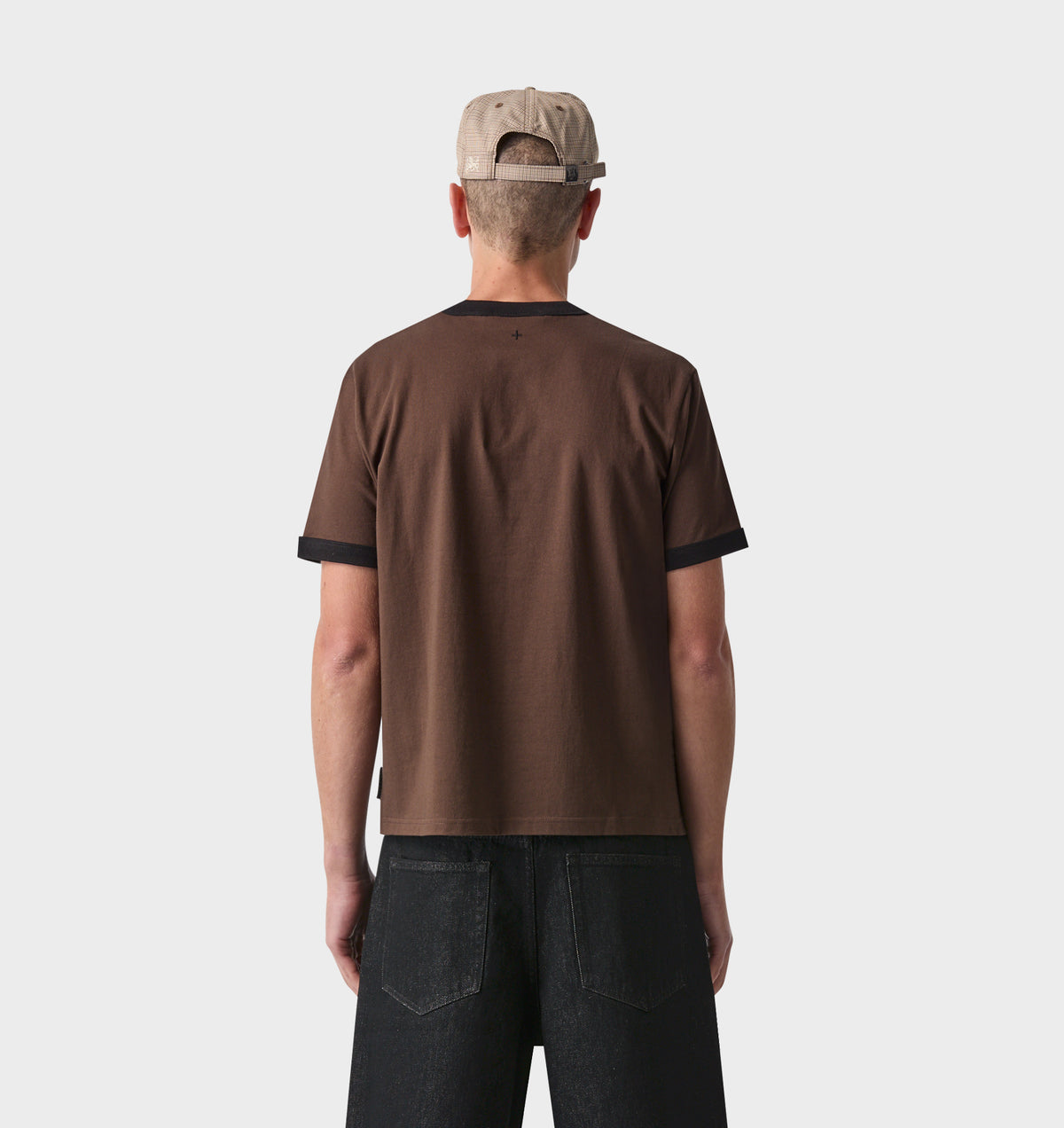 Muscle Ringer Tee - Espresso/Black