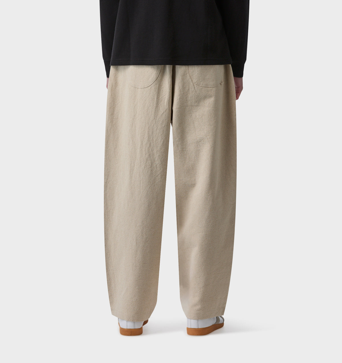 Linen Stirling Relaxed Pant - Bone