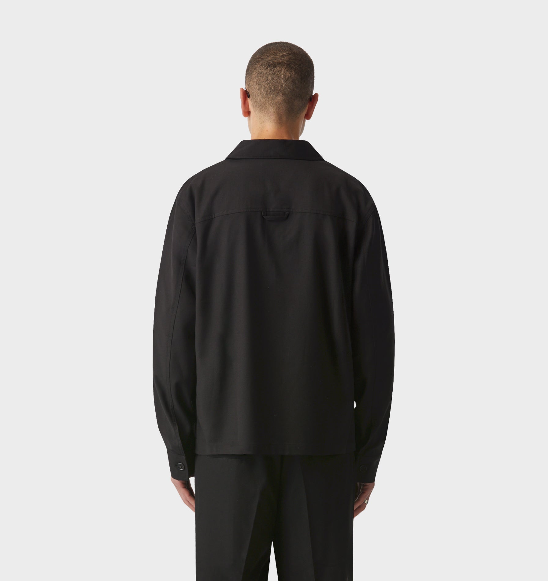 Tailored Overshirt - Black