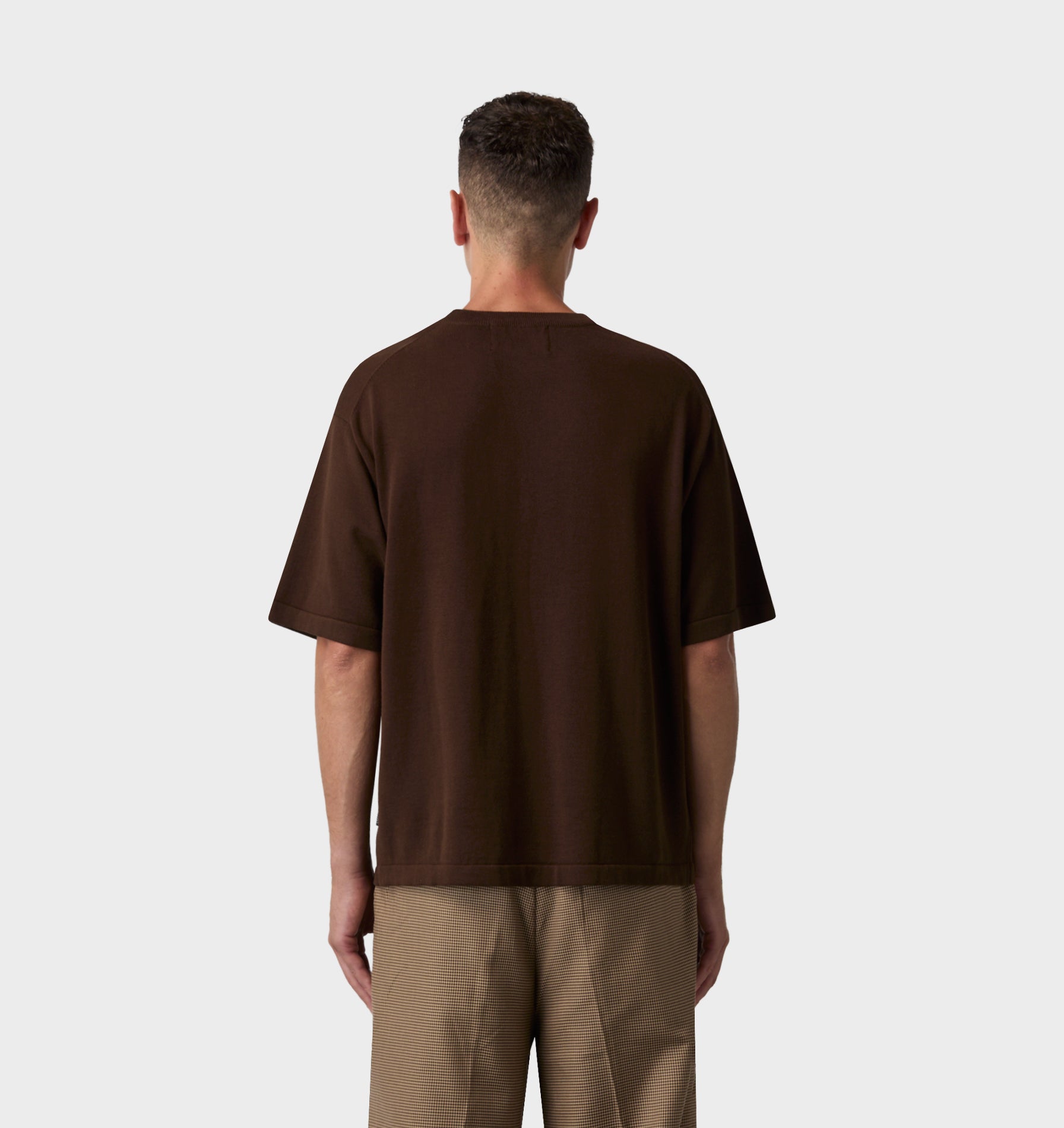 Knit Tee - Brown
