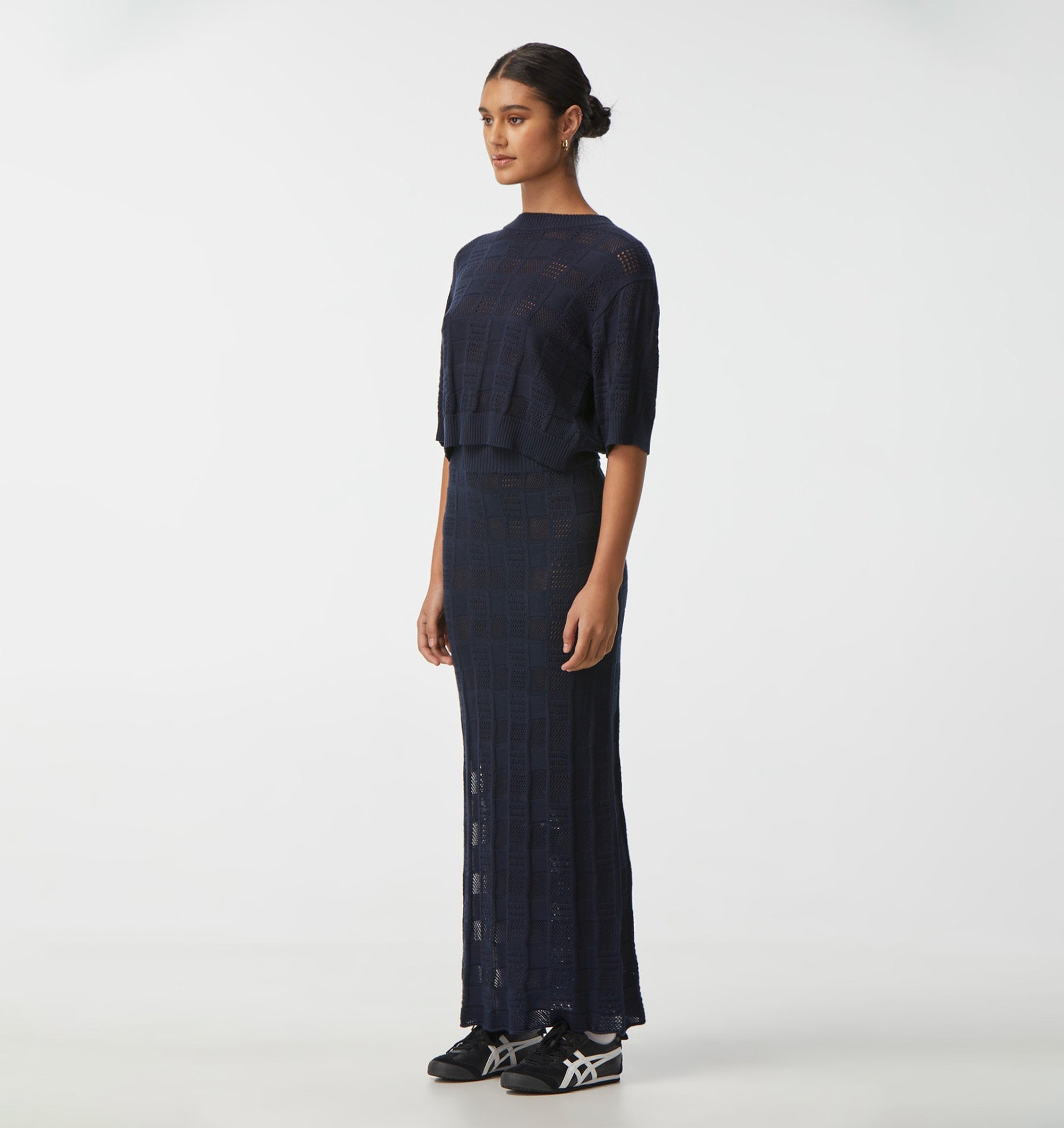Mon Knitted Skirt - Navy
